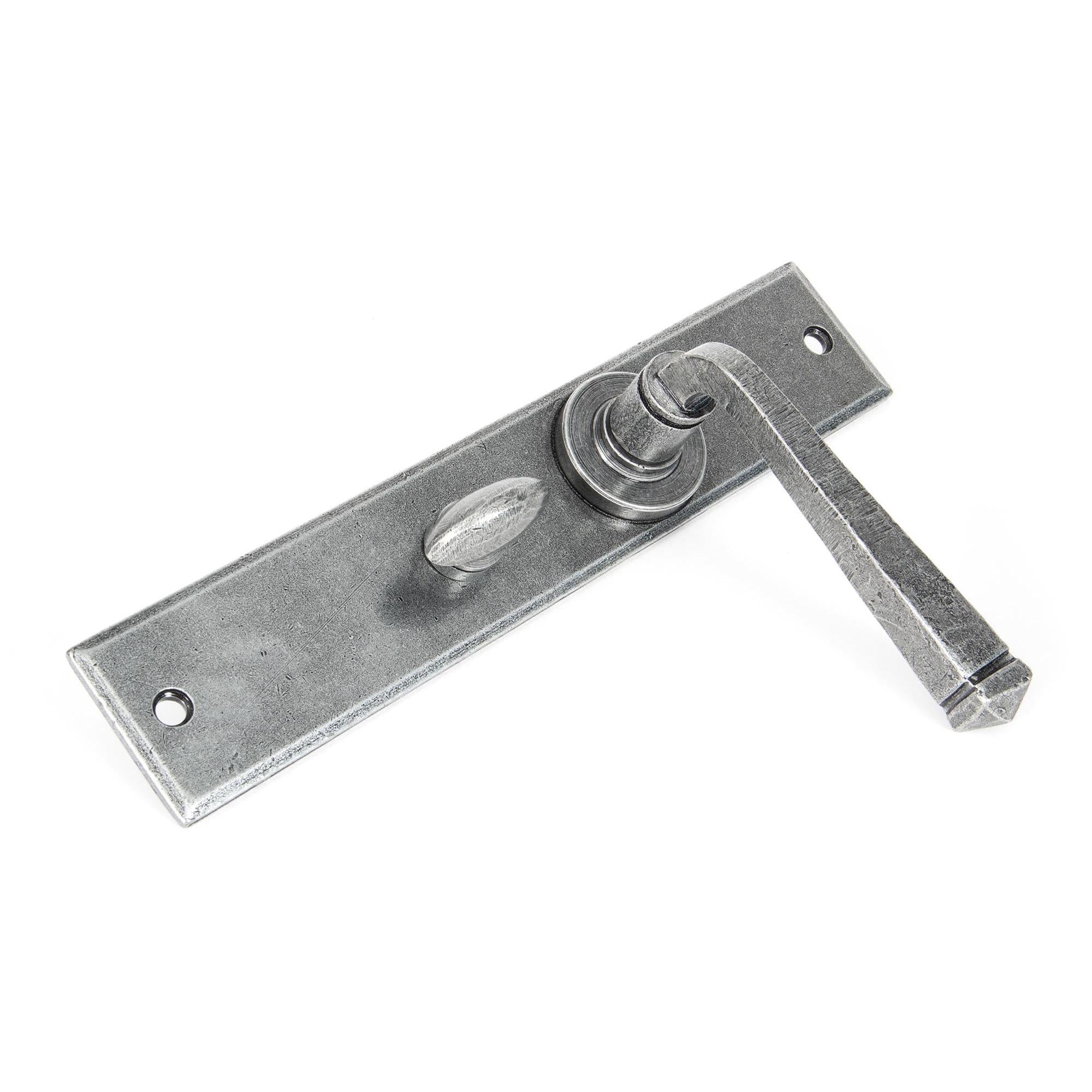 Pewter Large Avon Lever Bathroom Set | From The Anvil - Lever Bathroom - From The Anvil - Yester Home