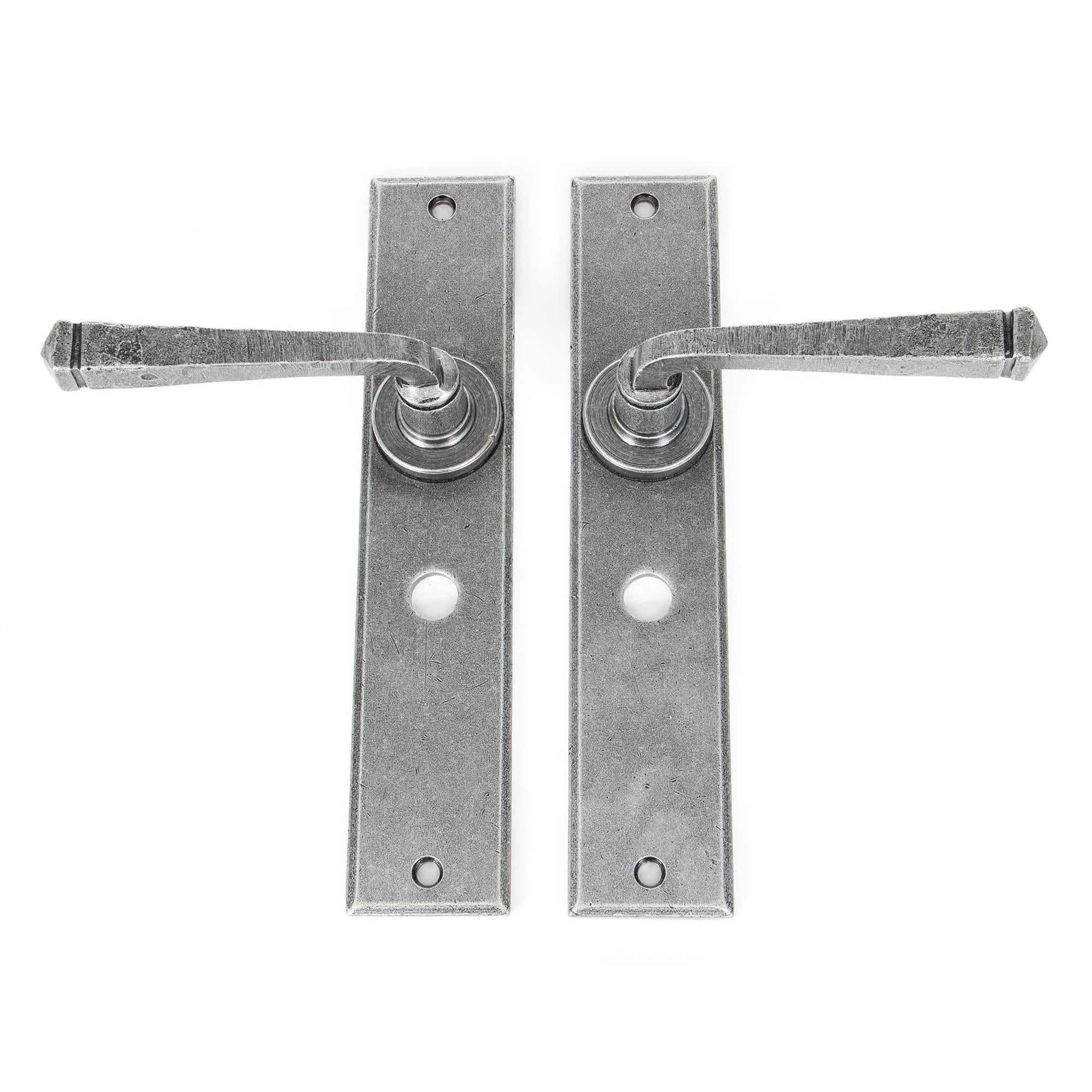 Pewter Large Avon Lever Bathroom Set | From The Anvil - Lever Bathroom - From The Anvil - Yester Home