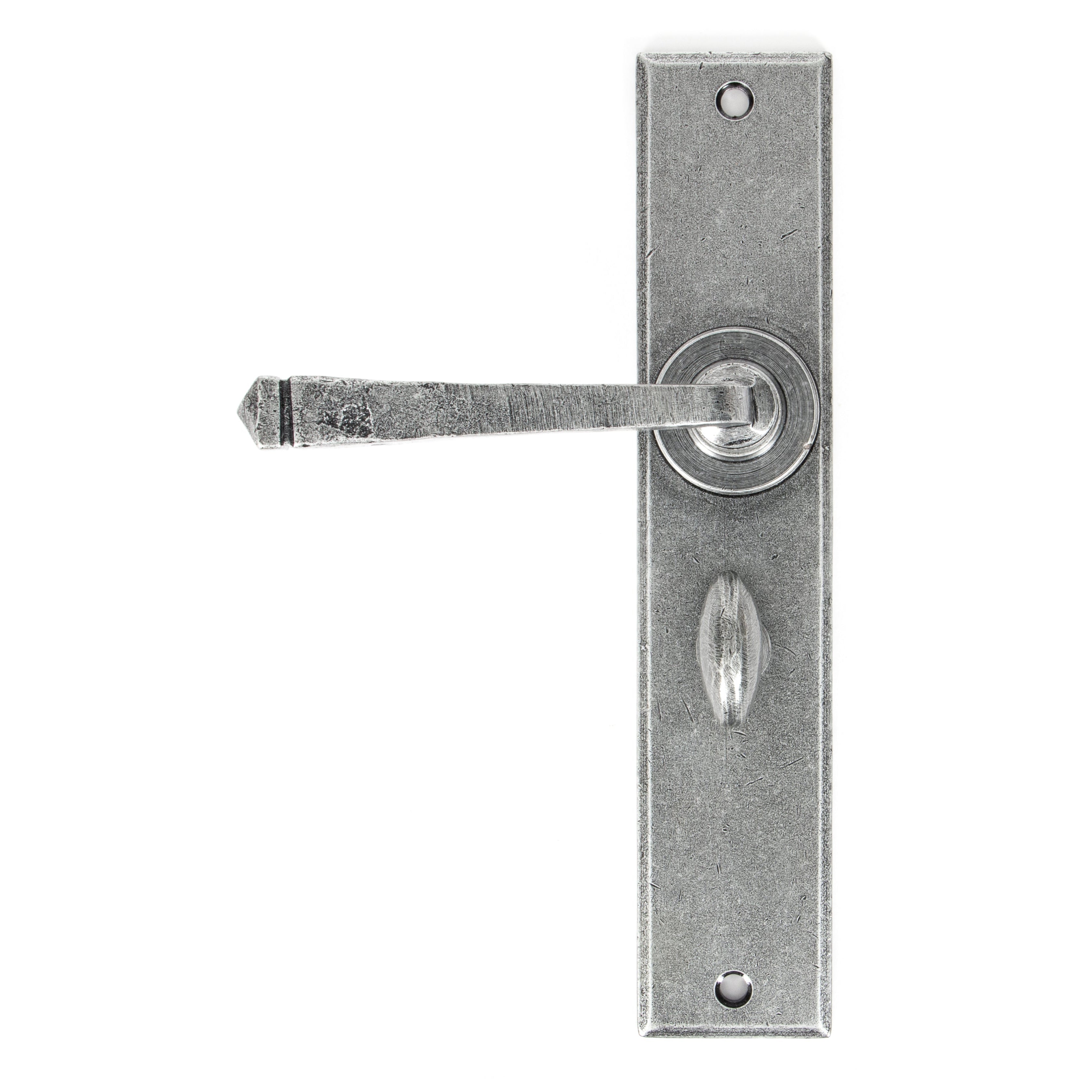 Pewter Large Avon Lever Bathroom Set | From The Anvil-Lever Bathroom-Yester Home