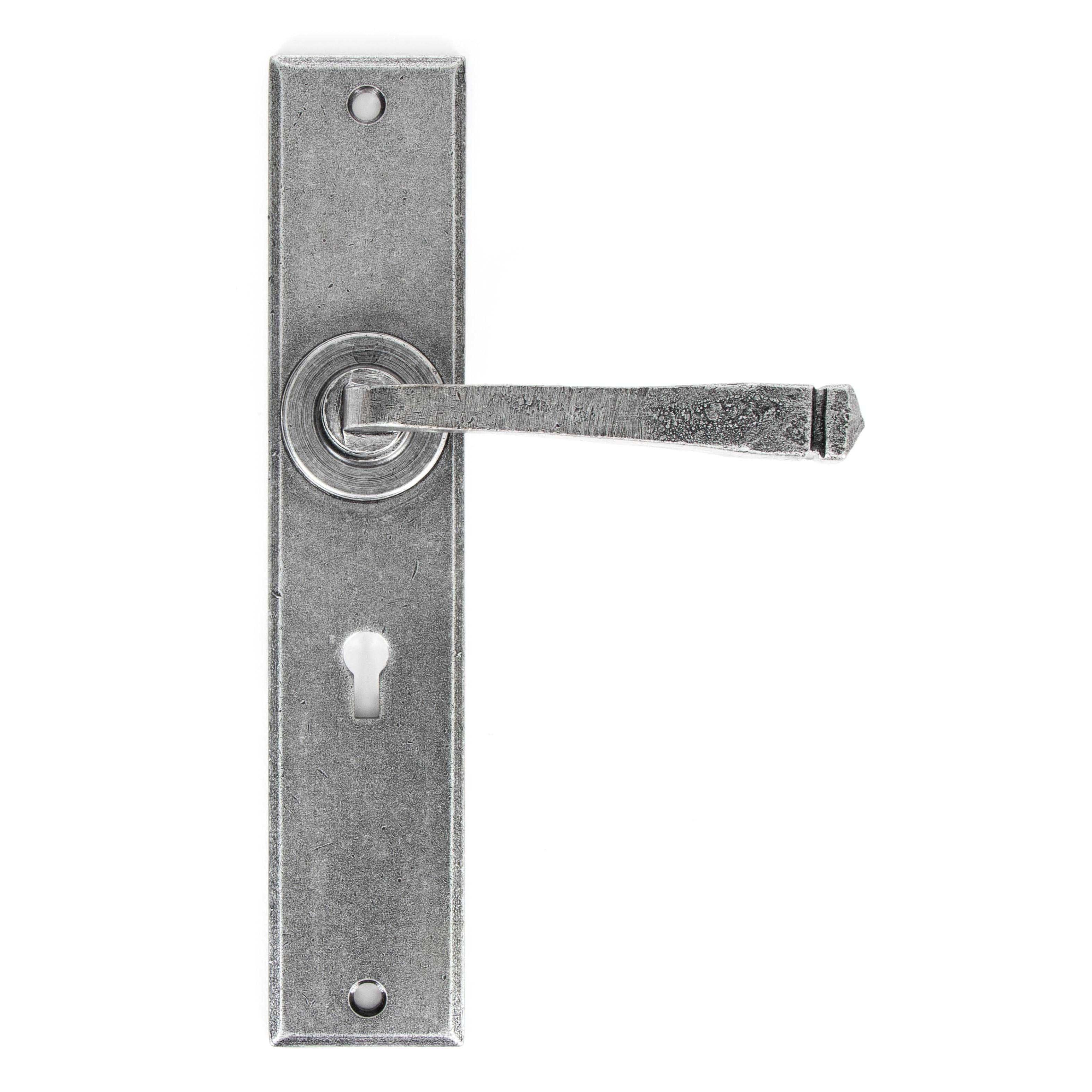 Pewter Large Avon Lever Lock Set | From The Anvil - Lever Lock - From The Anvil - Yester Home