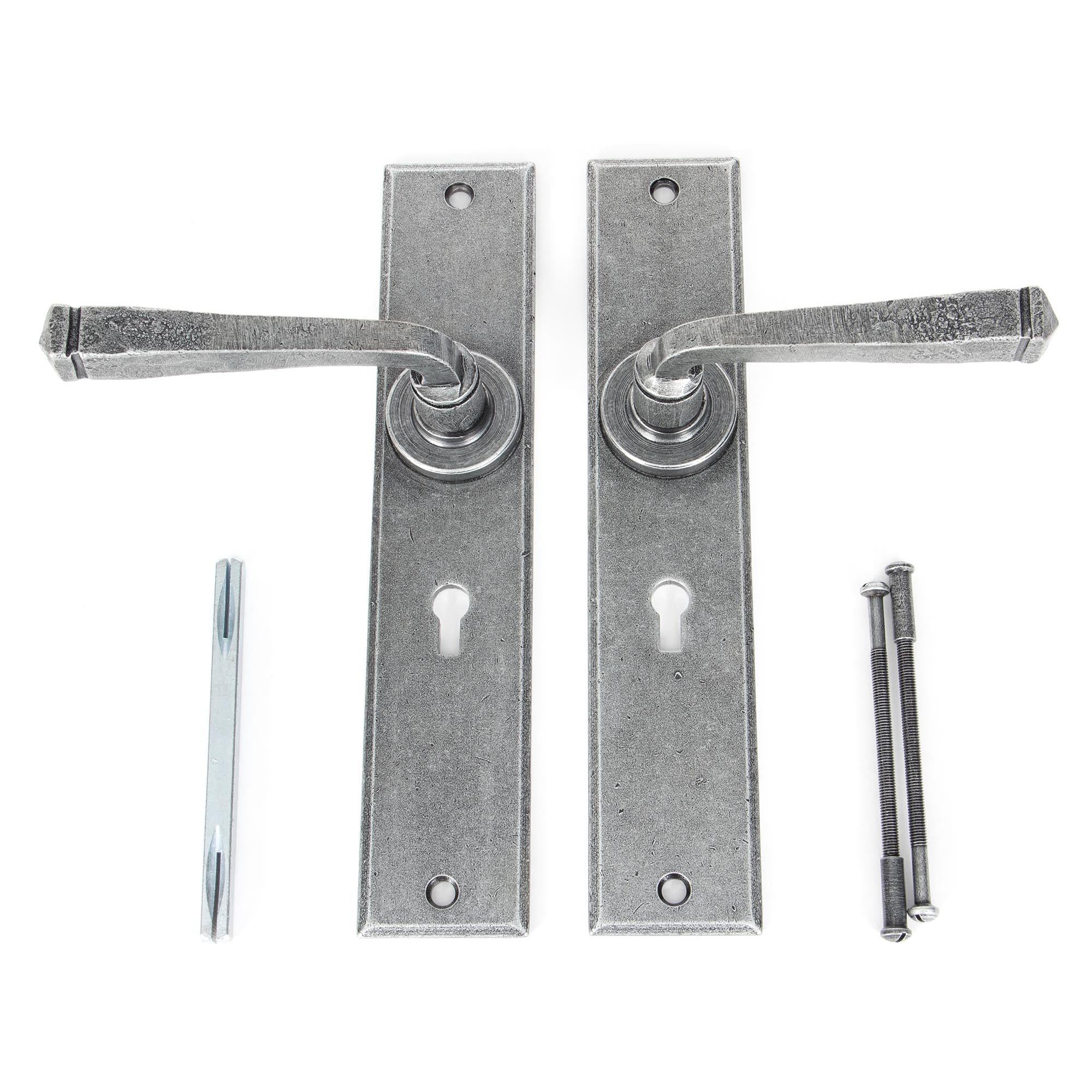Pewter Large Avon Lever Lock Set | From The Anvil - Lever Lock - From The Anvil - Yester Home