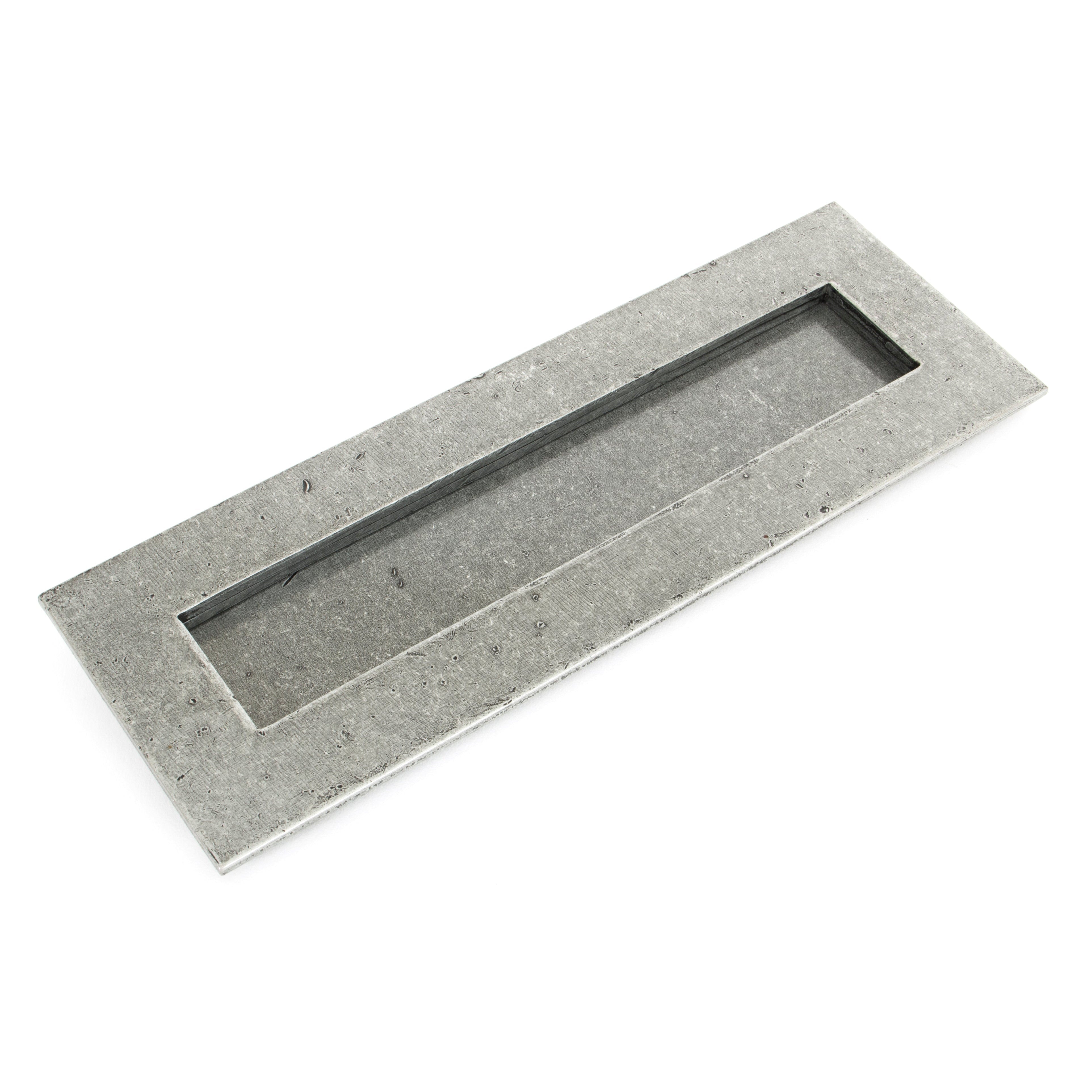 Pewter Large Letter Plate | From The Anvil-Letter Plates-Yester Home