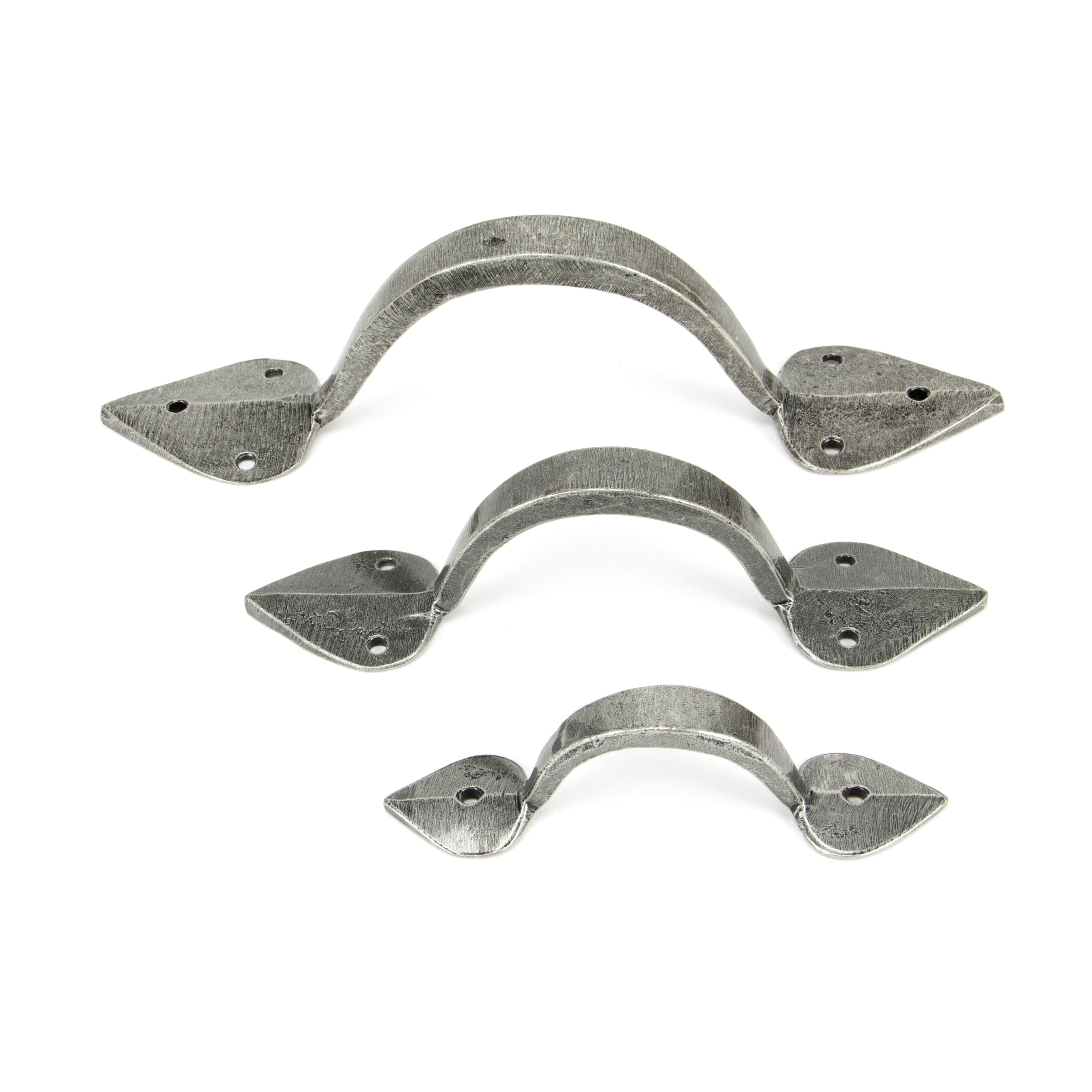 Pewter Large Shropshire Pull Handle | From The Anvil-D Handles-Yester Home