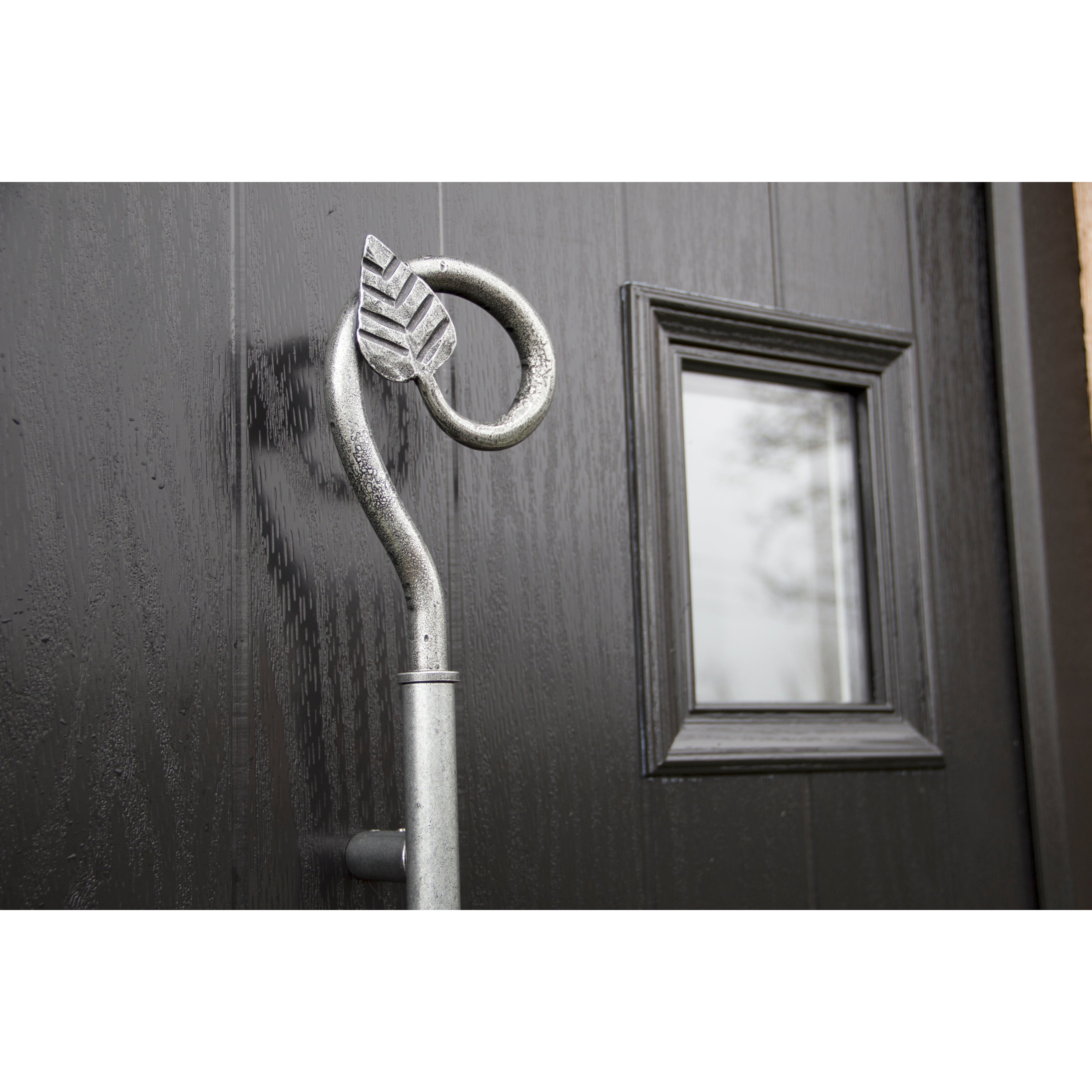 Pewter Leaf Curtain Finial (pair) | From The Anvil-Finials-Yester Home