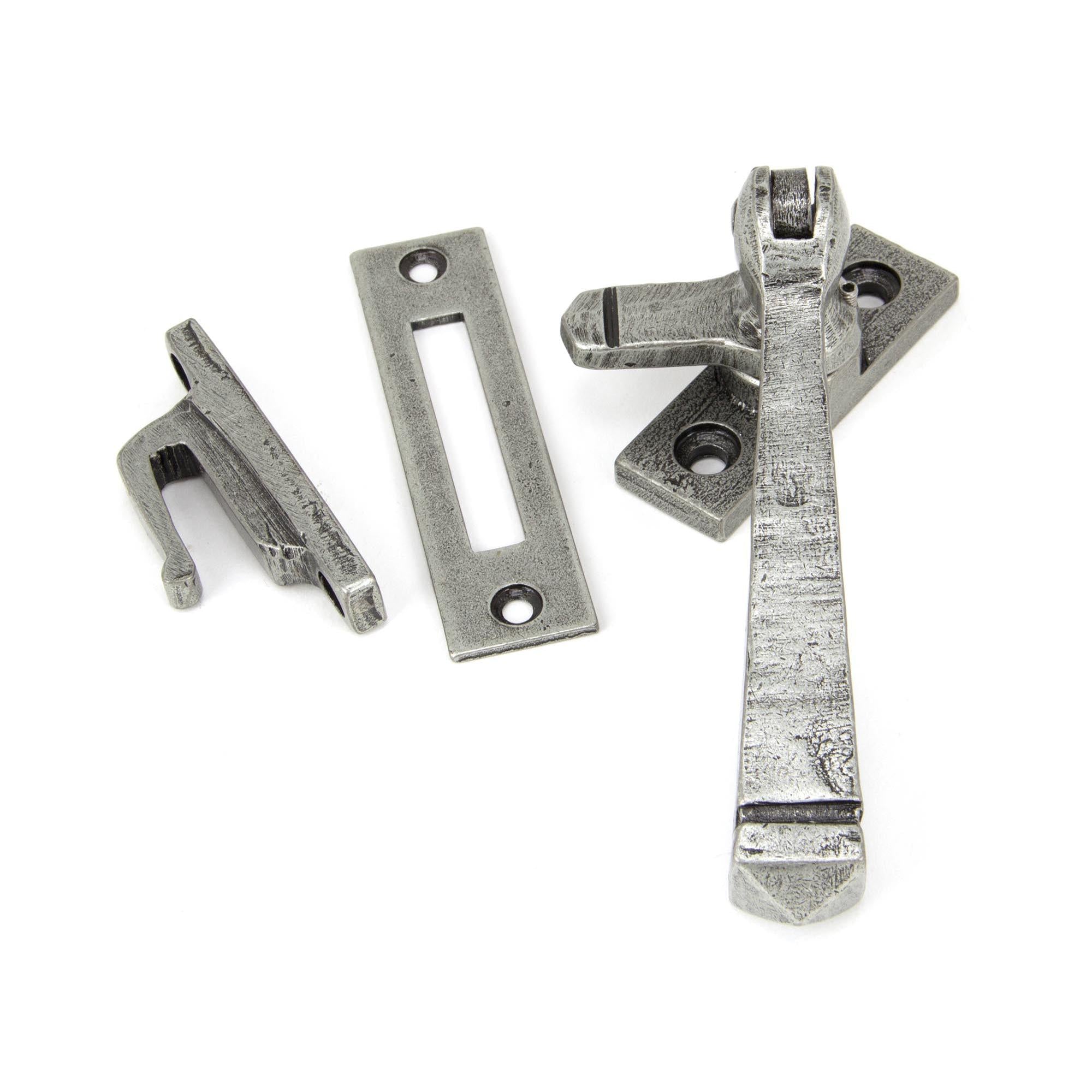 Pewter Locking Avon Fastener | From The Anvil - Locking Fasteners - From The Anvil - Yester Home