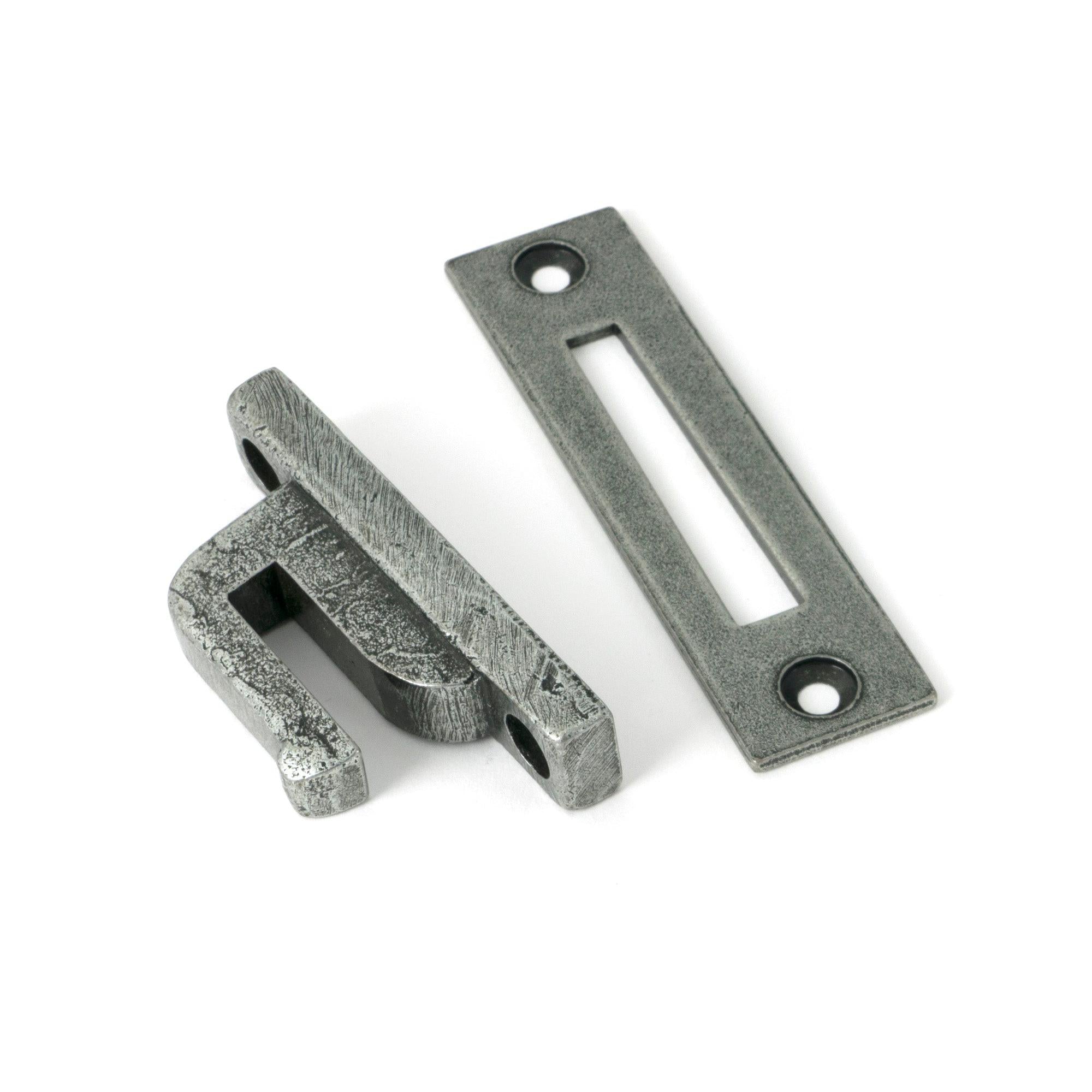 Pewter Locking Newbury Fastener - Locking Fasteners - From The Anvil - Yester Home