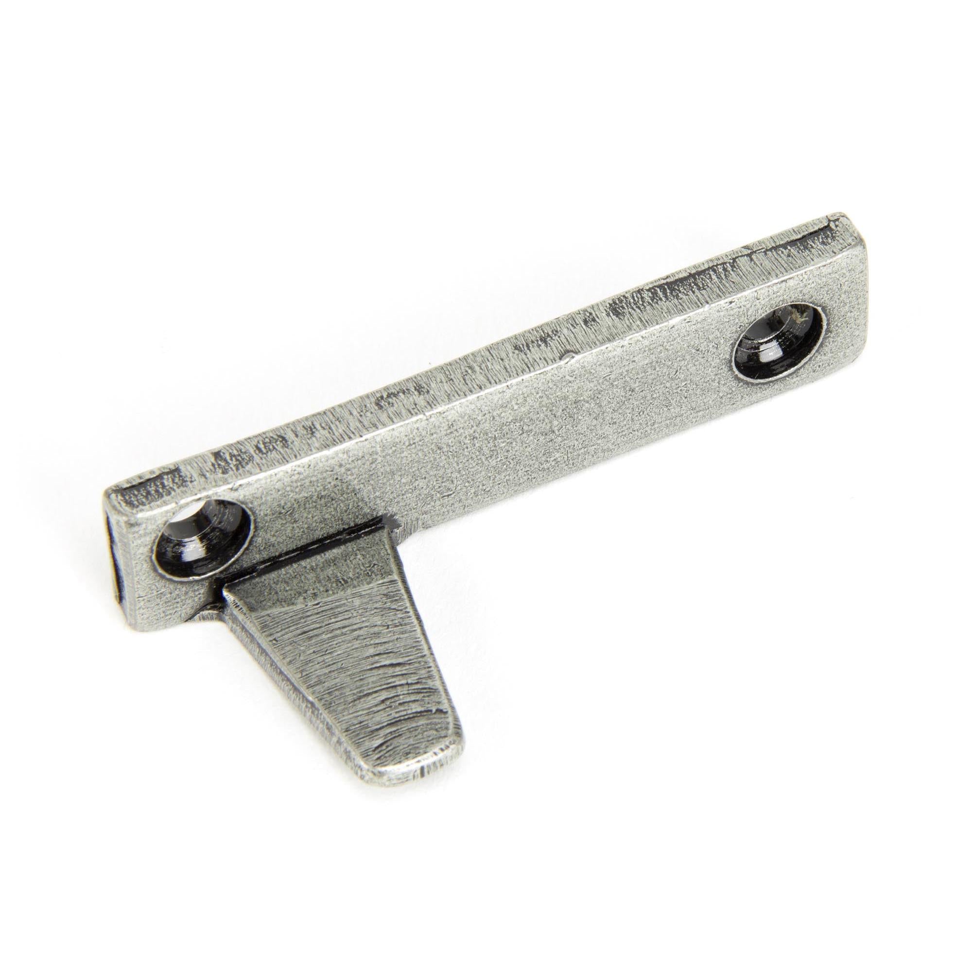 Pewter Locking Night-Vent Monkeytail Fastener - RH | From The Anvil - Night-Vent Fasteners - From The Anvil - Yester Home