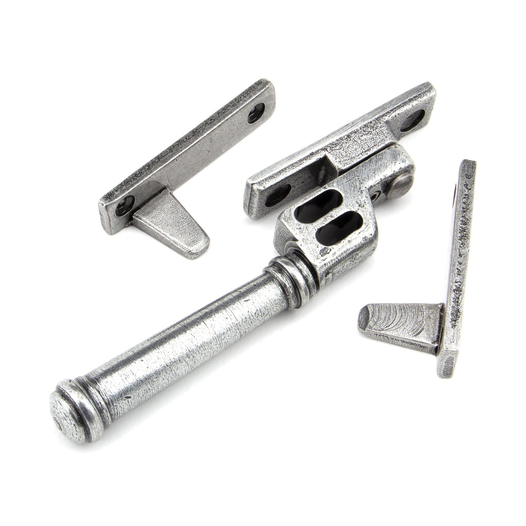 Pewter Locking Night-Vent Regency Fastener | From The Anvil-Night-Vent Fasteners-Yester Home