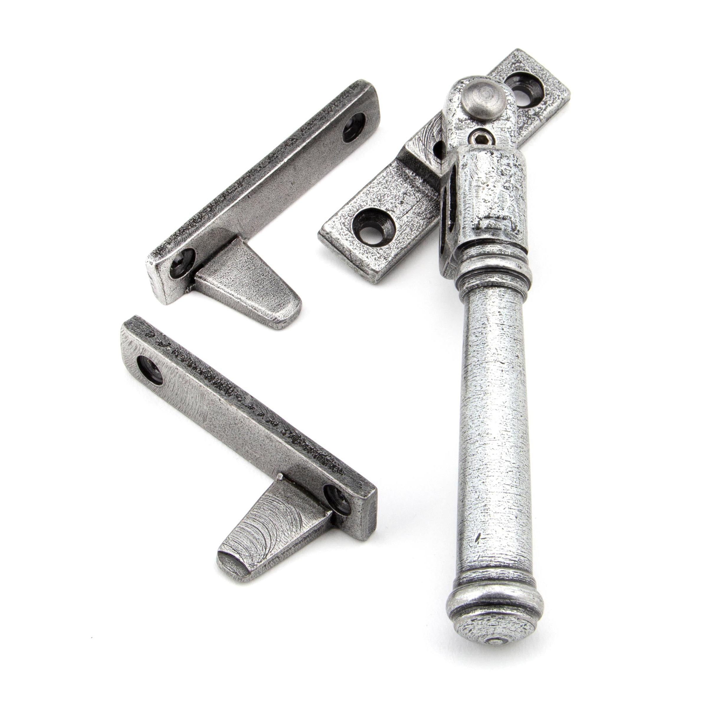 Pewter Locking Night-Vent Regency Fastener | From The Anvil - Night-Vent Fasteners - From The Anvil - Yester Home