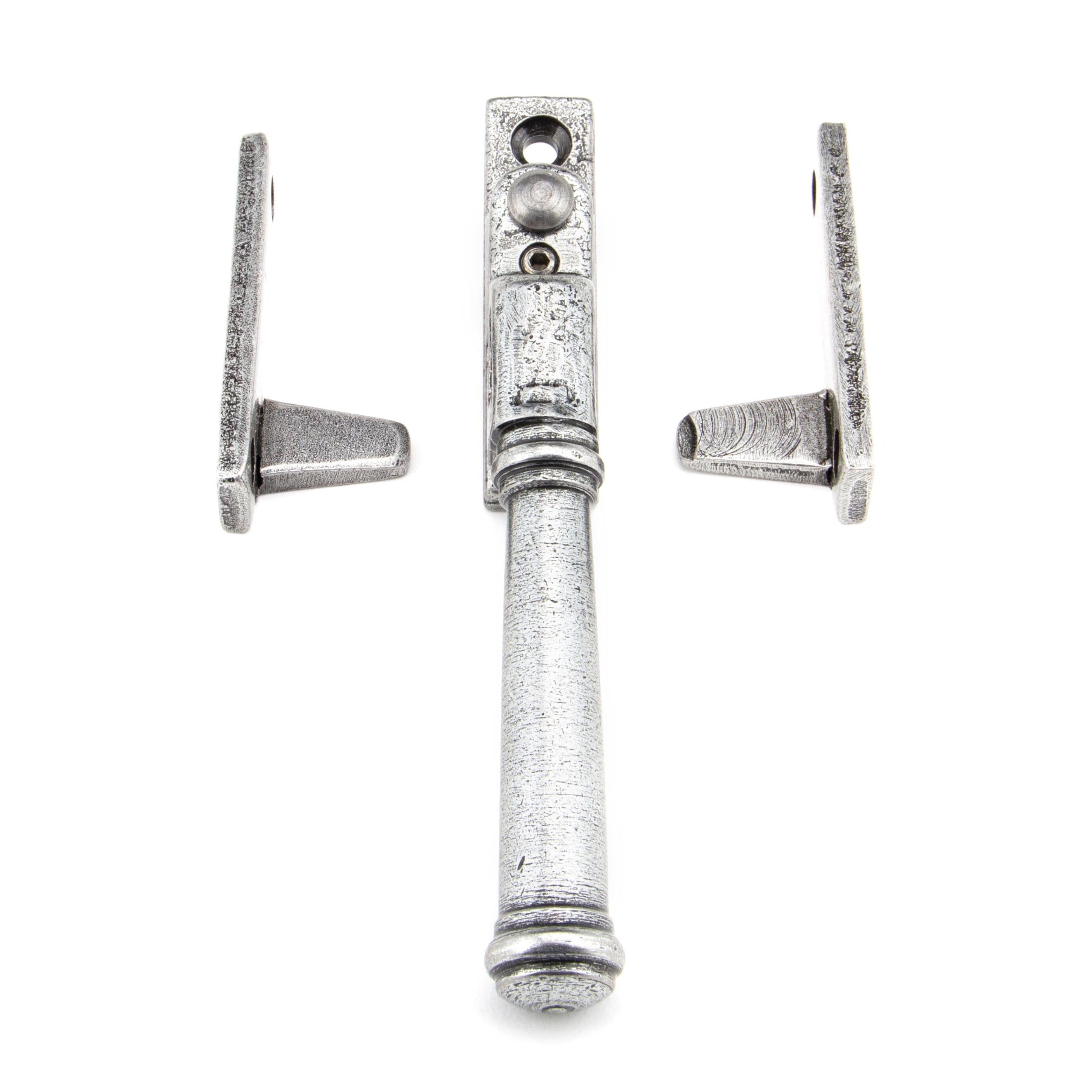 Pewter Locking Night-Vent Regency Fastener | From The Anvil - Night-Vent Fasteners - From The Anvil - Yester Home