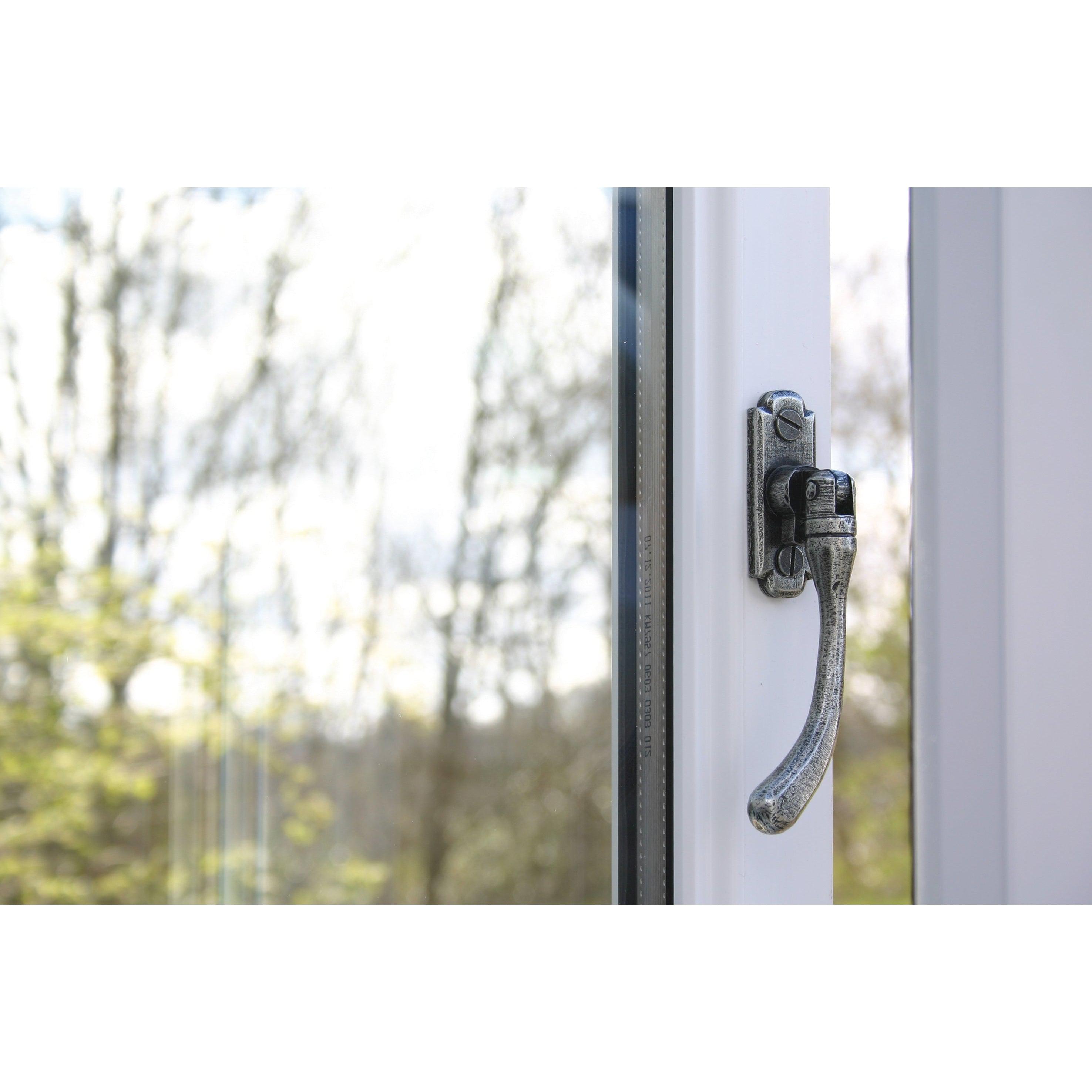 Pewter Locking Peardrop Espag - LH | From The Anvil-Espag. Fasteners-Yester Home