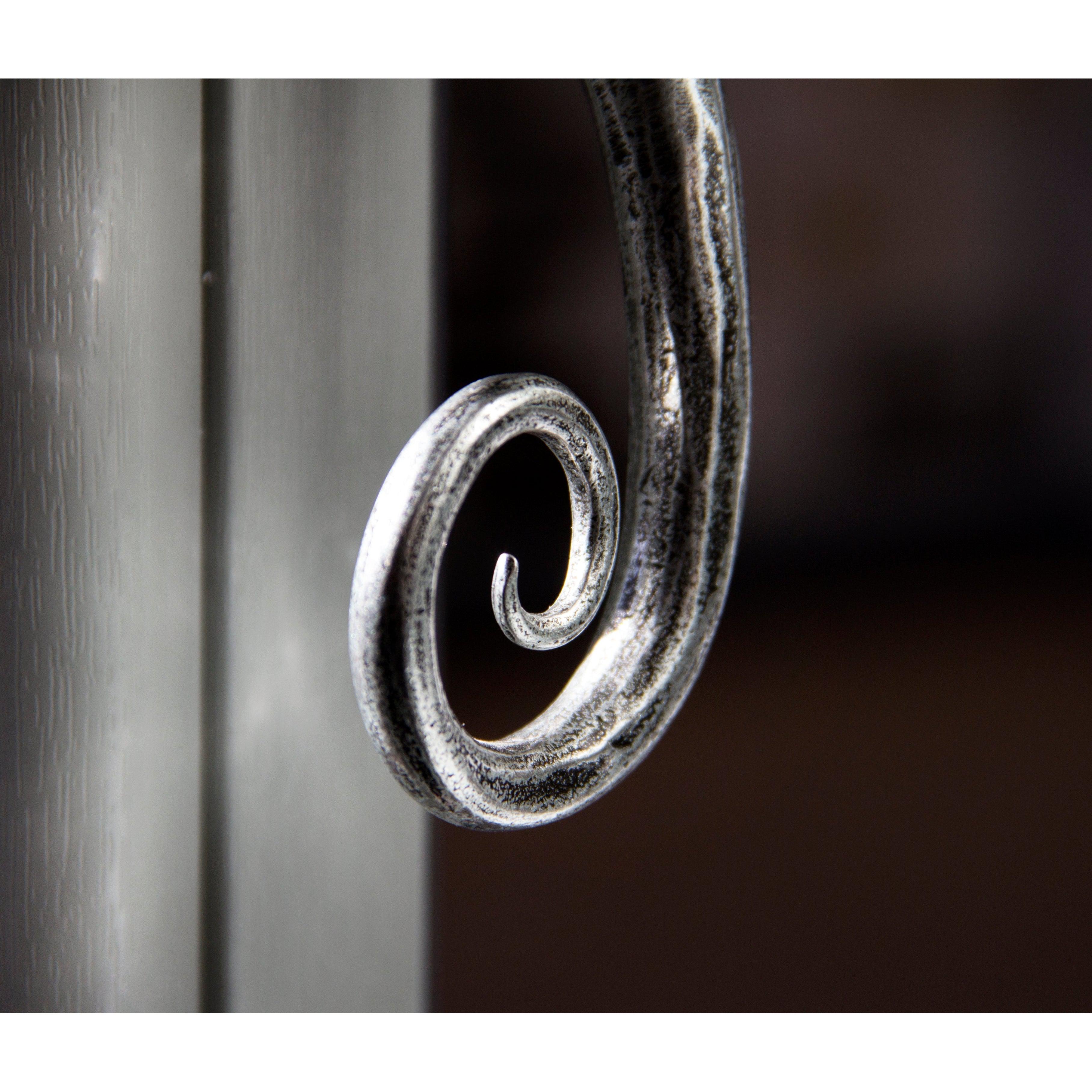 Pewter Monkeytail Espag - LH | From The Anvil-Espag. Fasteners-Yester Home
