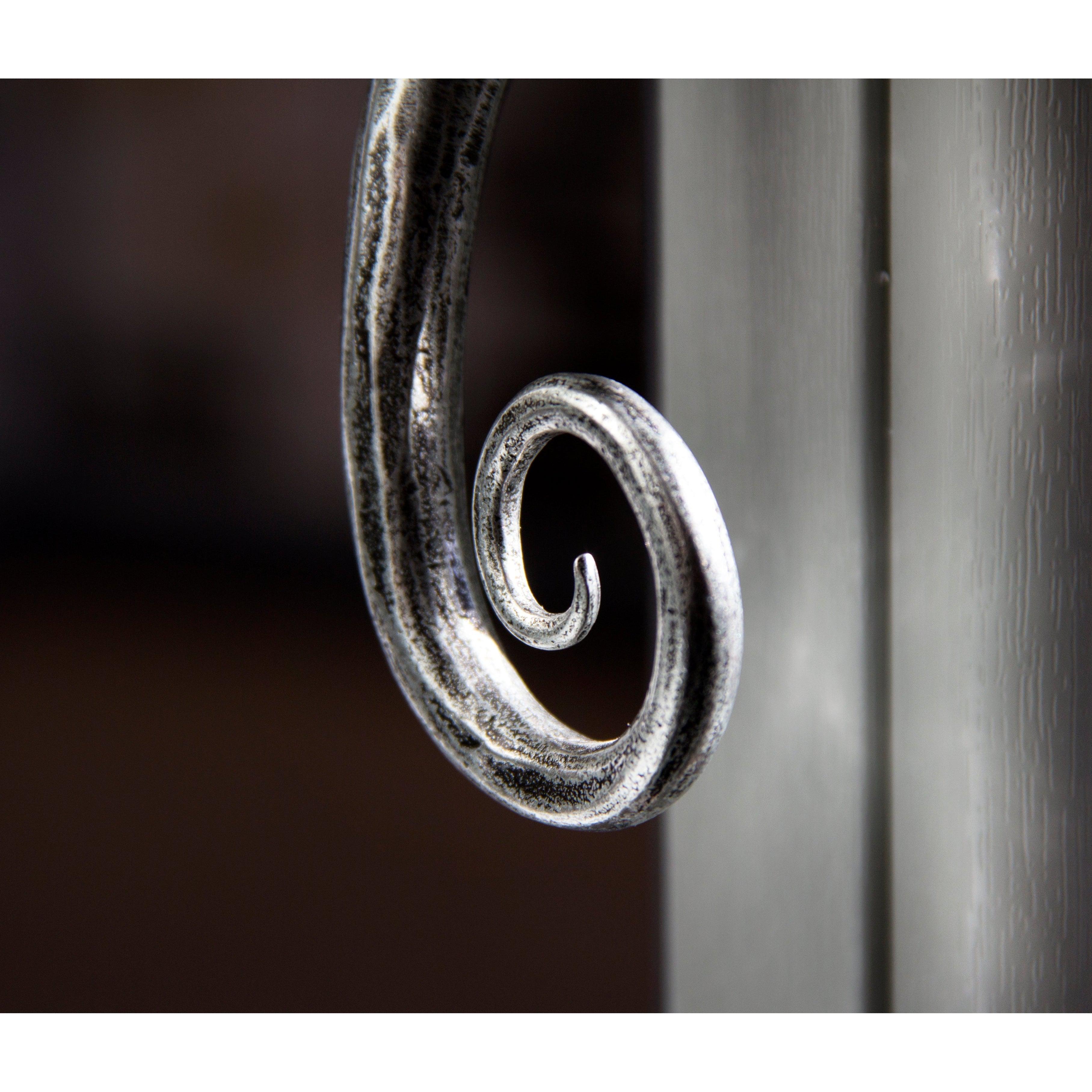Pewter Monkeytail Espag - RH | From The Anvil-Espag. Fasteners-Yester Home