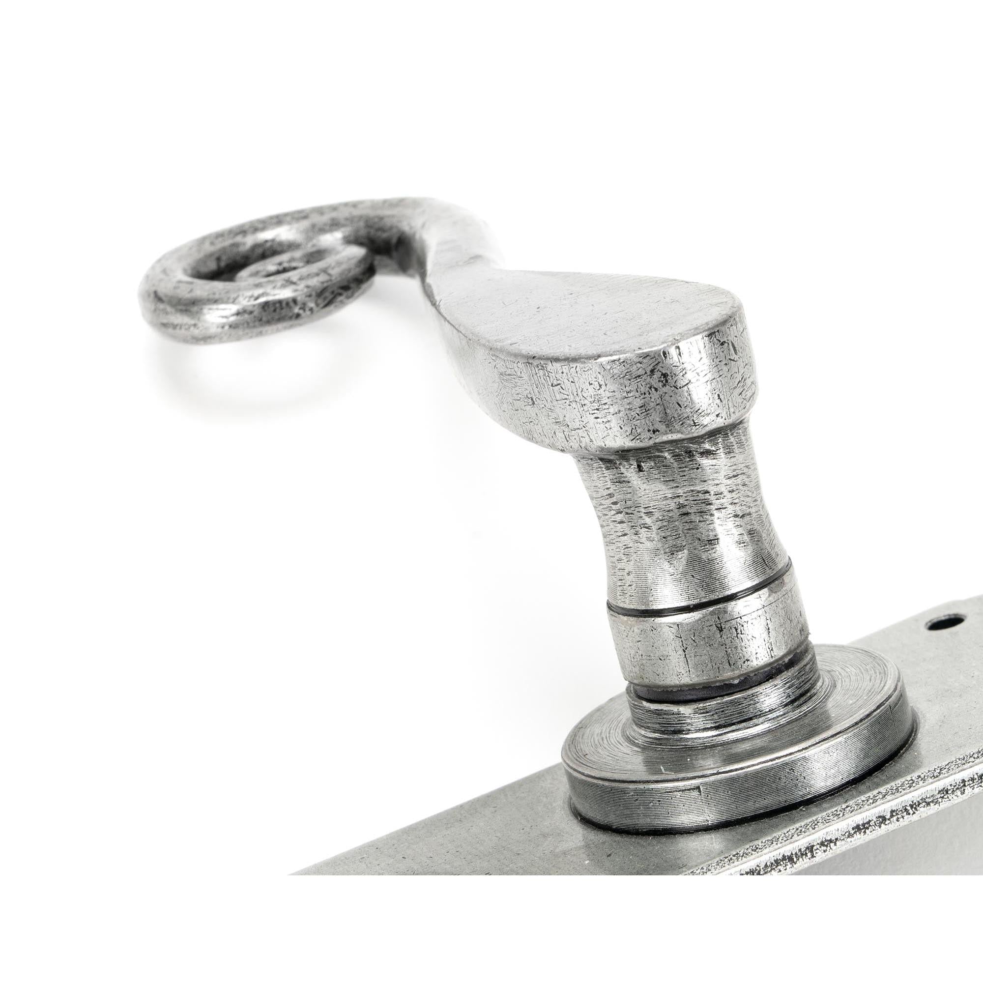 Pewter Monkeytail Lever Euro Lock Set | From The Anvil - Lever Euro - From The Anvil - Yester Home