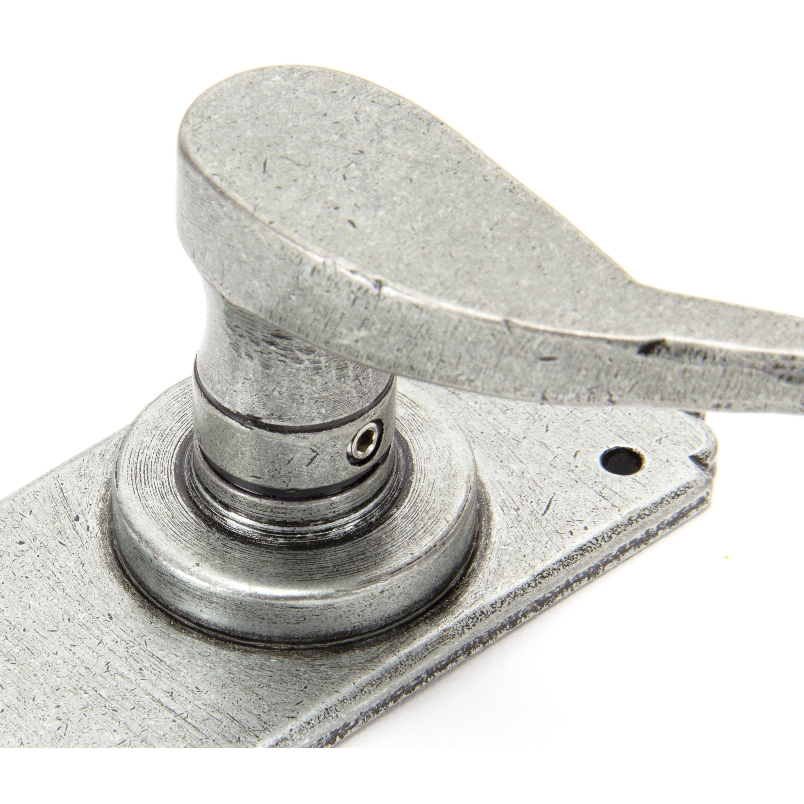 Pewter Monkeytail Lever Lock Set | From The Anvil-Lever Lock-Yester Home