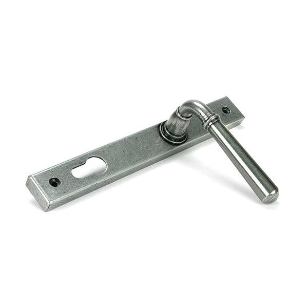 Pewter Newbury Slimline Lever Espag. Lock Set | From The Anvil-Espagnolette-Yester Home