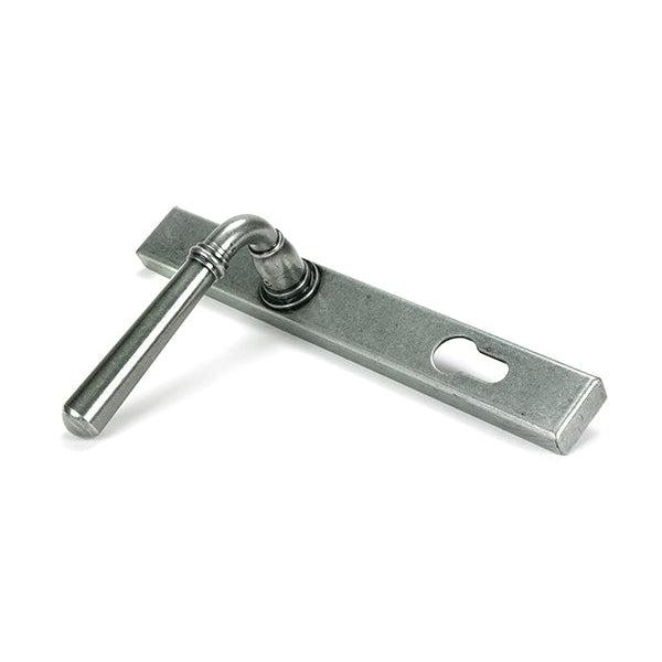 Pewter Newbury Slimline Lever Espag. Lock Set | From The Anvil-Espagnolette-Yester Home