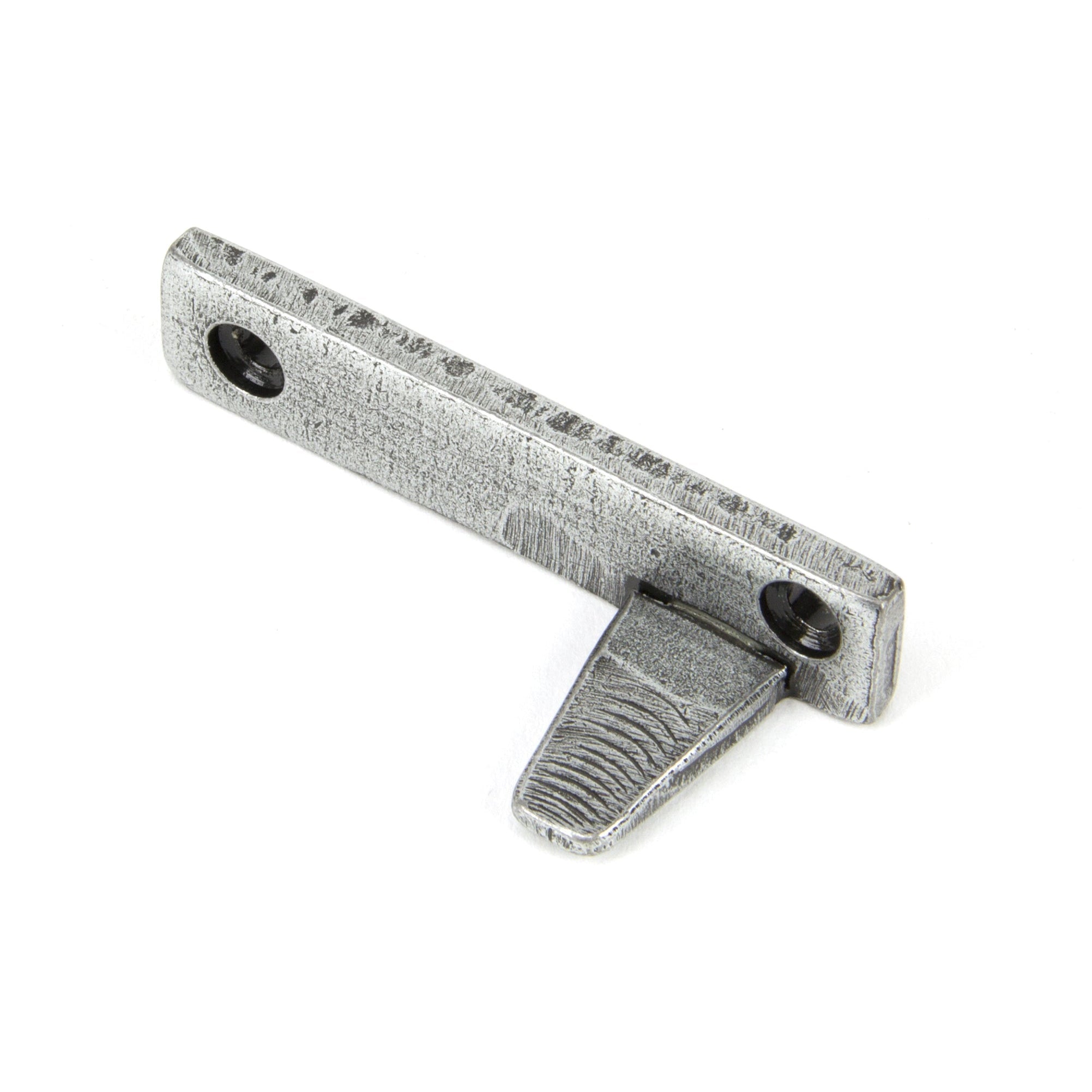 Pewter Night-Vent Locking Peardrop Fastener - LH | From The Anvil-Night-Vent Fasteners-Yester Home