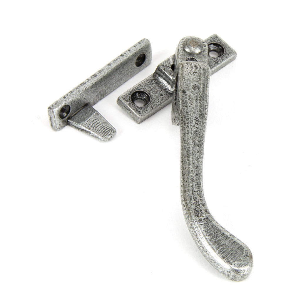Pewter Night-Vent Locking Peardrop Fastener - RH | From The Anvil-Night-Vent Fasteners-Yester Home
