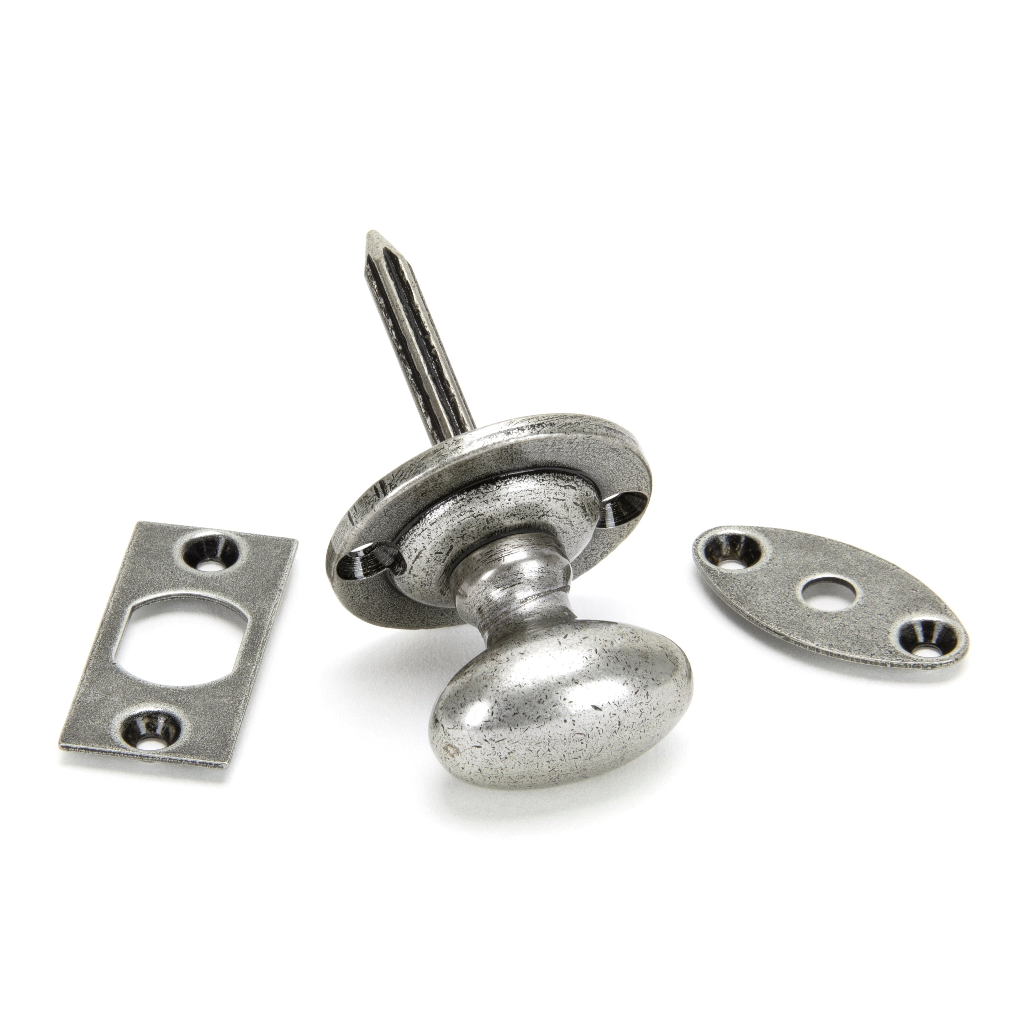 Pewter Oval Rack Bolt | From The Anvil-Bolts-Yester Home