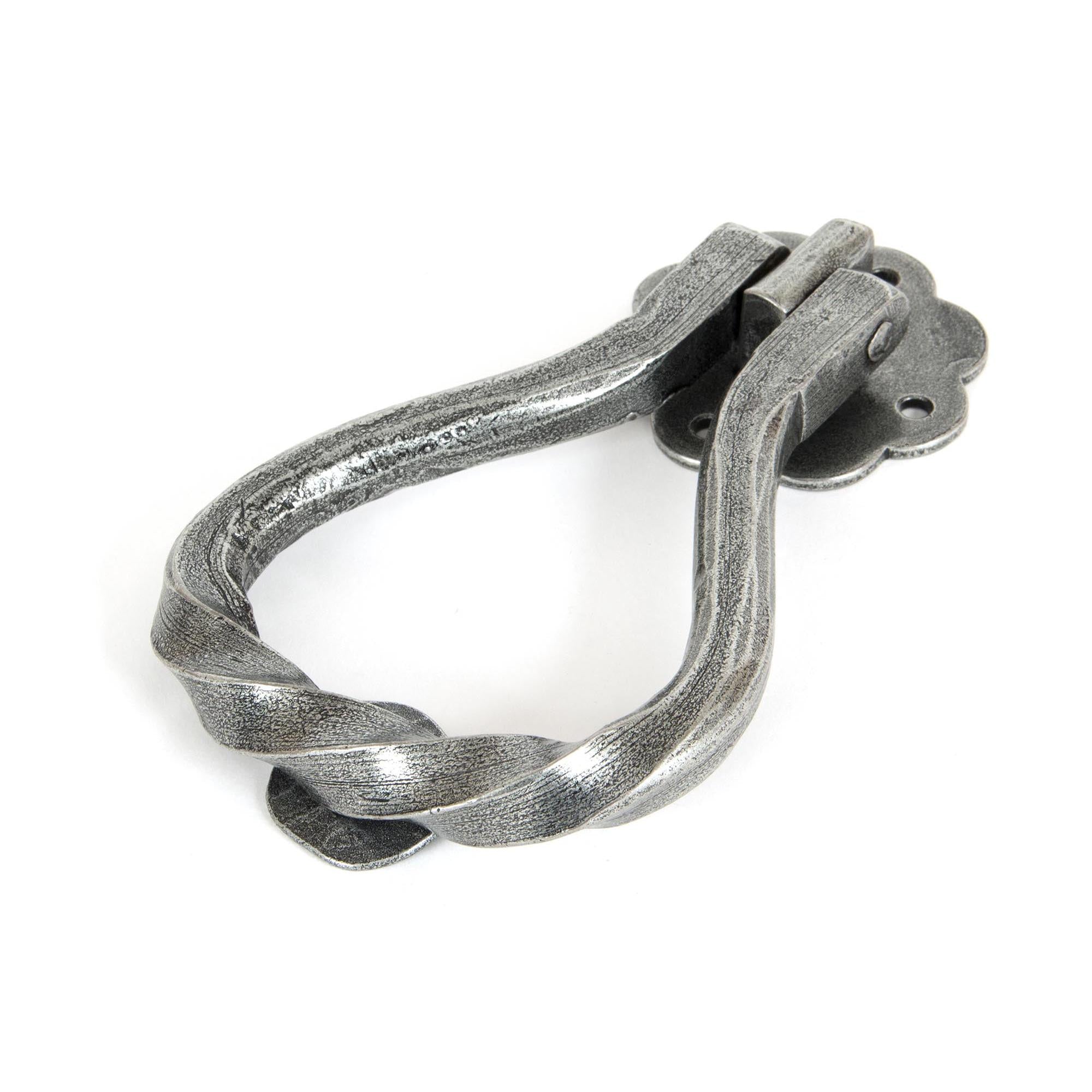 Pewter Pear Shaped Door Knocker | From The Anvil - Surface Fixed Door Knockers - From The Anvil - Yester Home