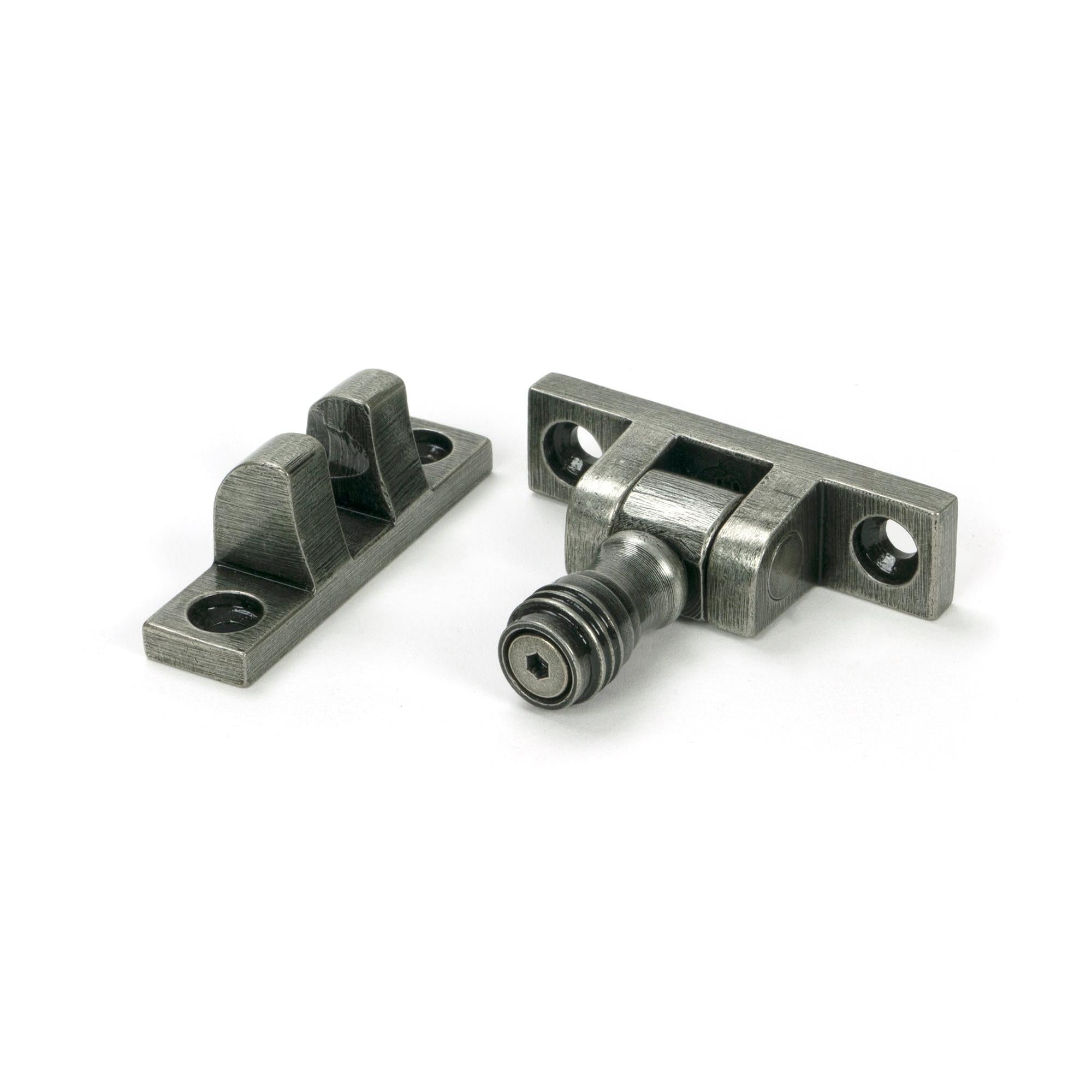 Pewter Prestbury Brighton Fastener - Narrow (Square) - Brighton Fasteners - From The Anvil - Yester Home
