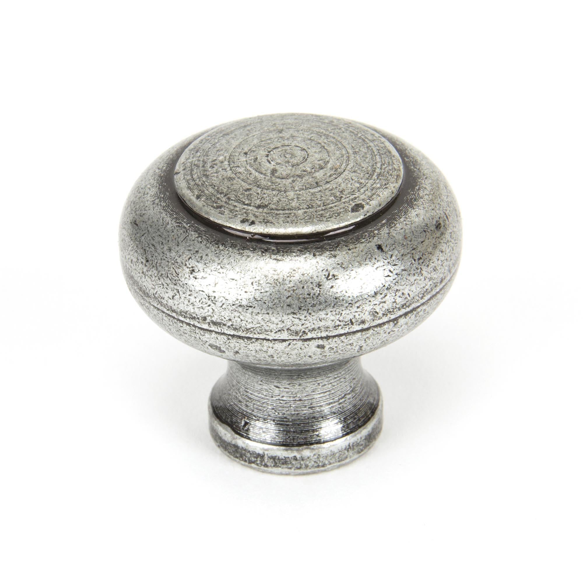 Pewter Regency Cabinet Knob - Large | From The Anvil - Cabinet Knobs - From The Anvil - Yester Home
