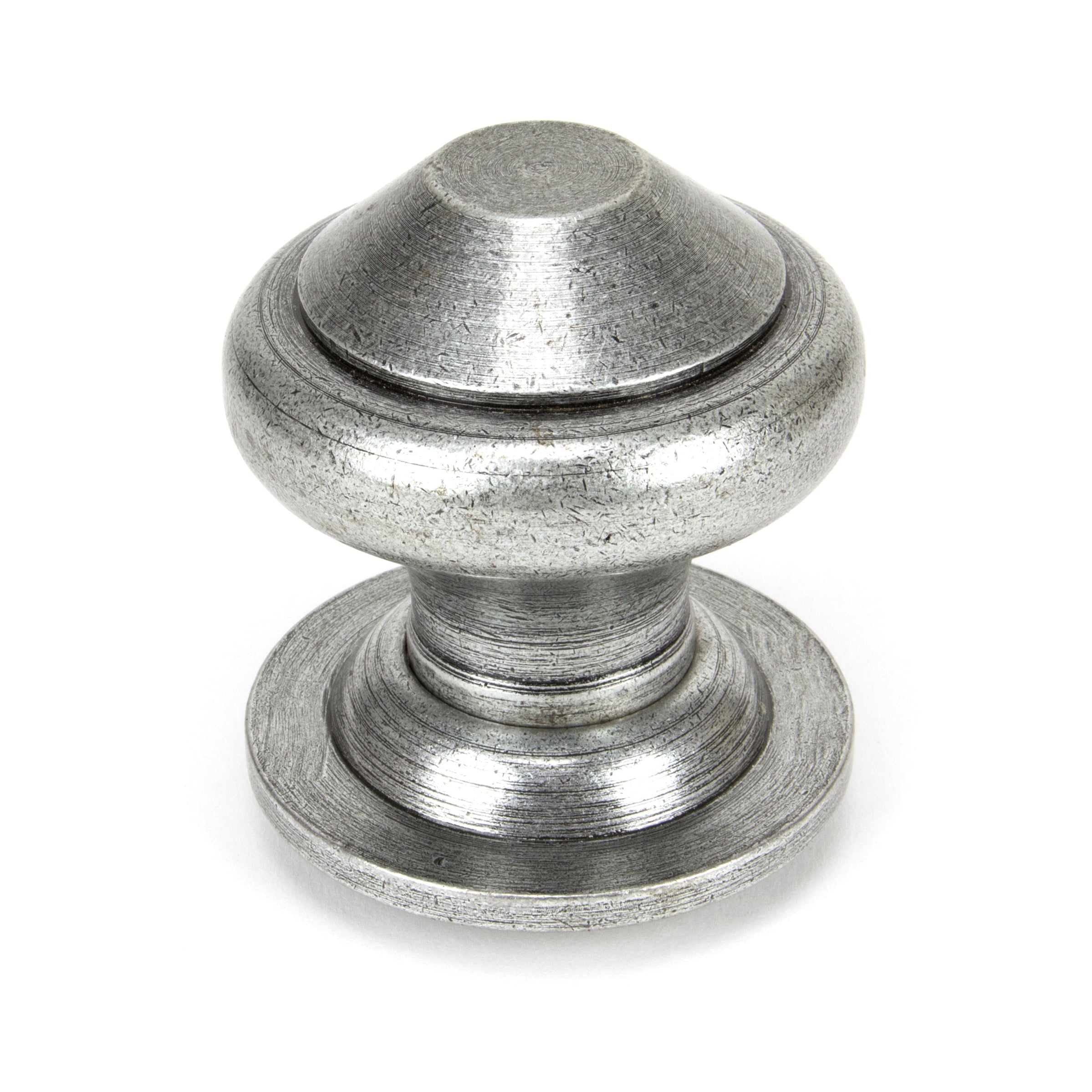 Pewter Regency Centre Door Knob | From The Anvil-Centre Door Knobs-Yester Home