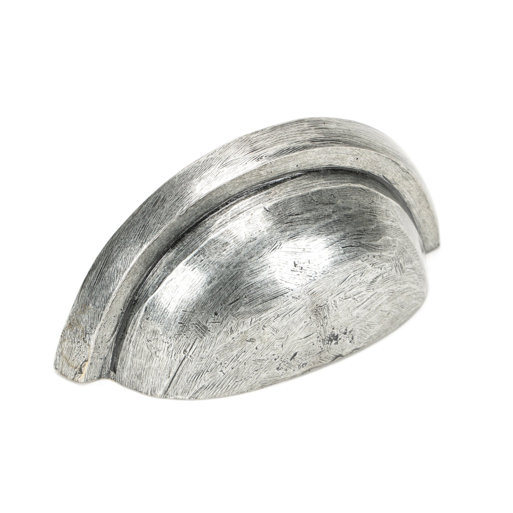 Pewter Regency Concealed Drawer Pull | From The Anvil-Drawer Pulls-Yester Home