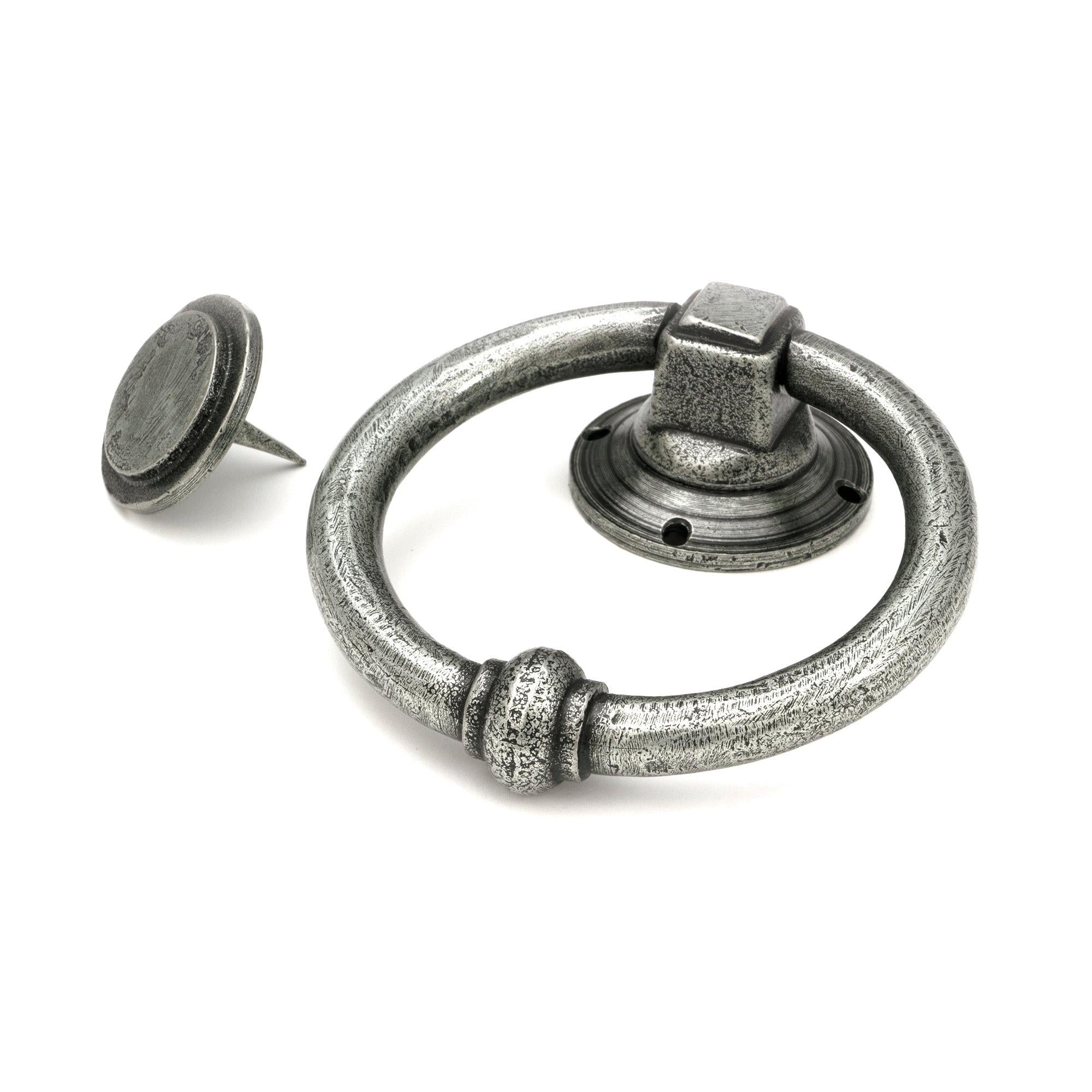 Pewter Regency Door Knocker | From The Anvil - Surface Fixed Door Knockers - From The Anvil - Yester Home