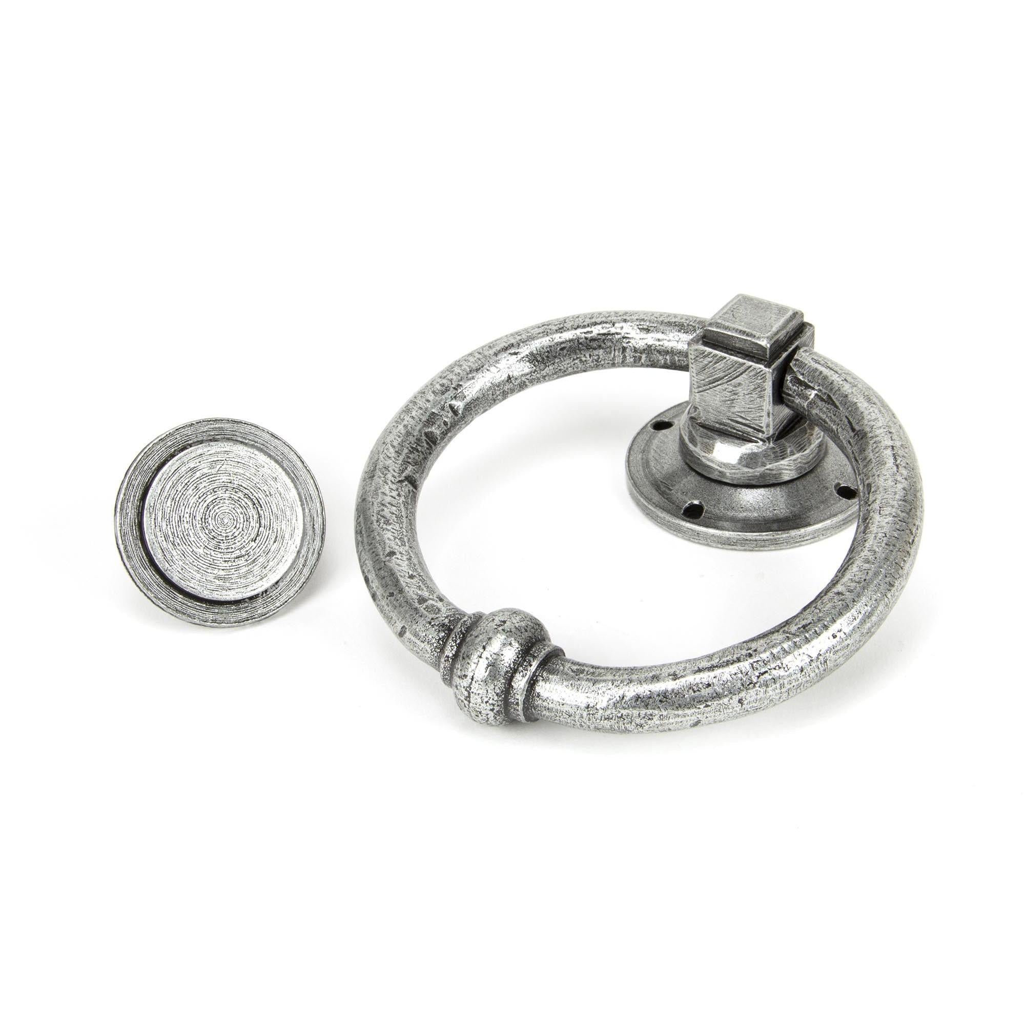 Pewter Regency Door Knocker | From The Anvil - Surface Fixed Door Knockers - From The Anvil - Yester Home