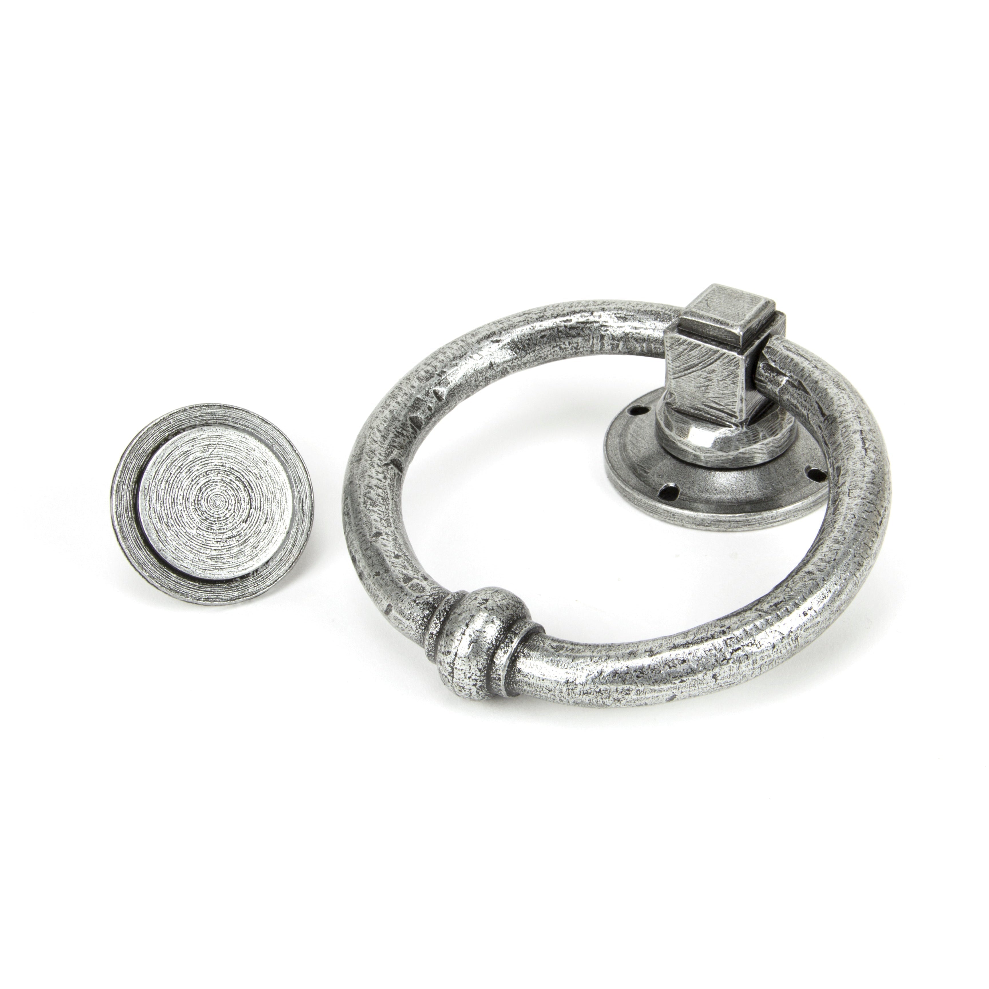 Pewter Regency Door Knocker | From The Anvil-Surface Fixed Door Knockers-Yester Home