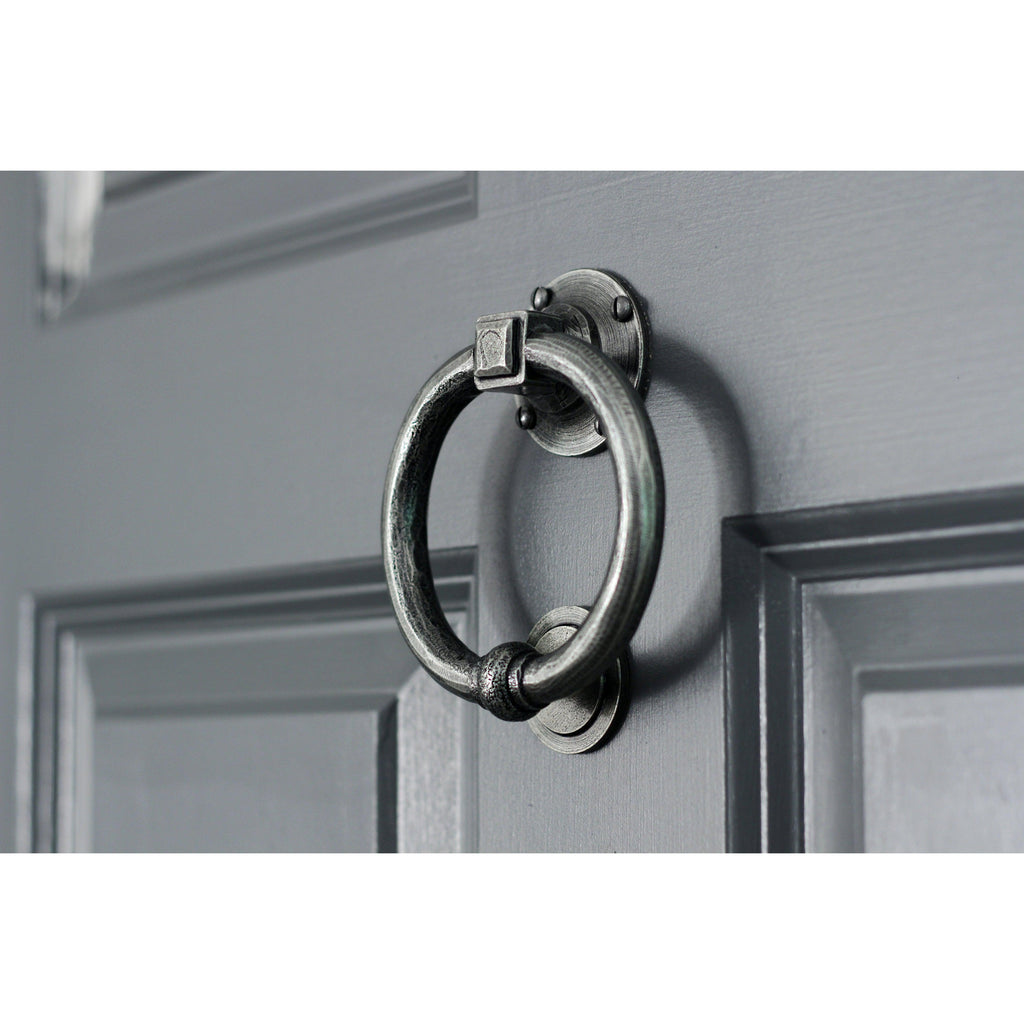 Pewter Regency Door Knocker | From The Anvil-Surface Fixed Door Knockers-Yester Home