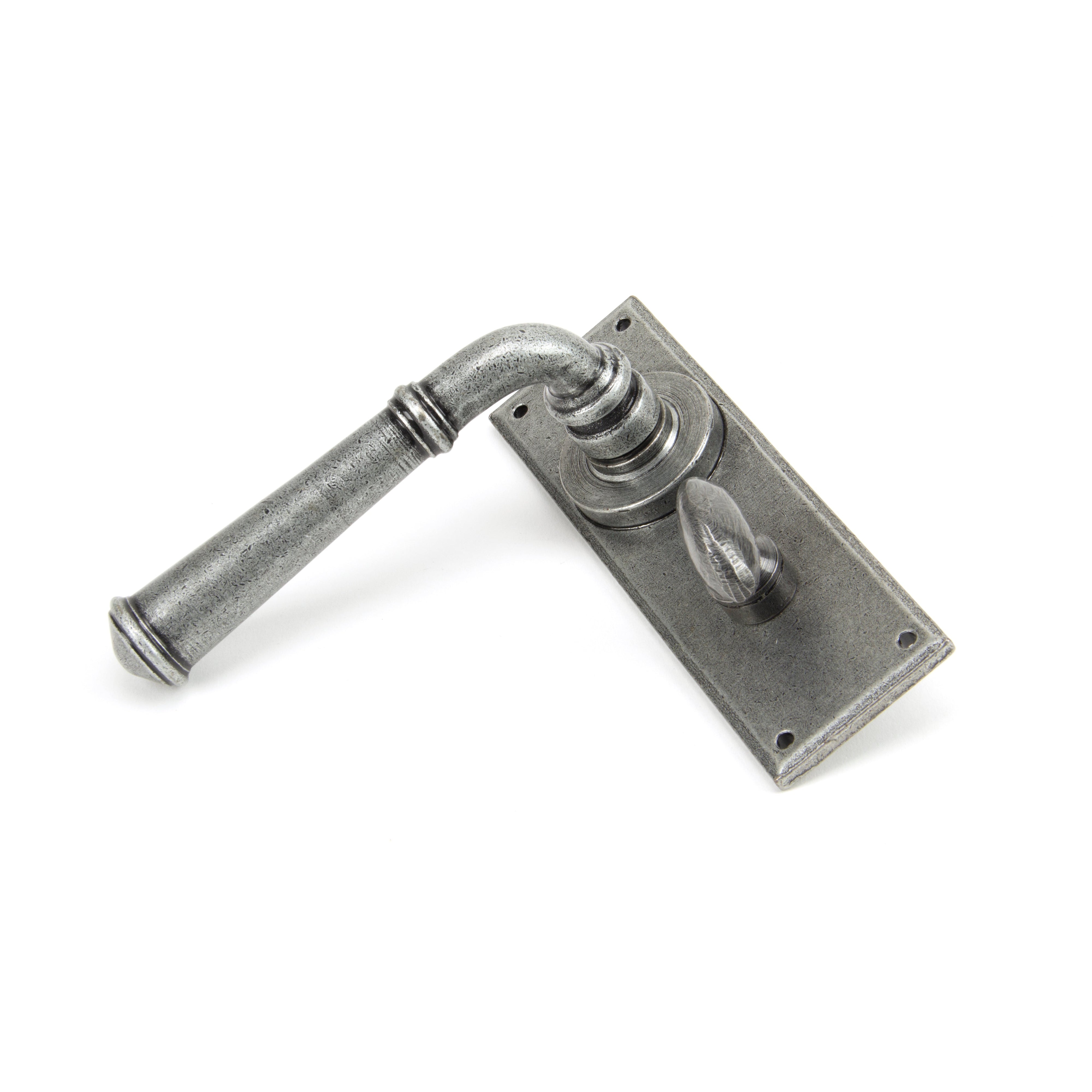 Pewter Regency Lever Bathroom Set | From The Anvil-Lever Bathroom-Yester Home
