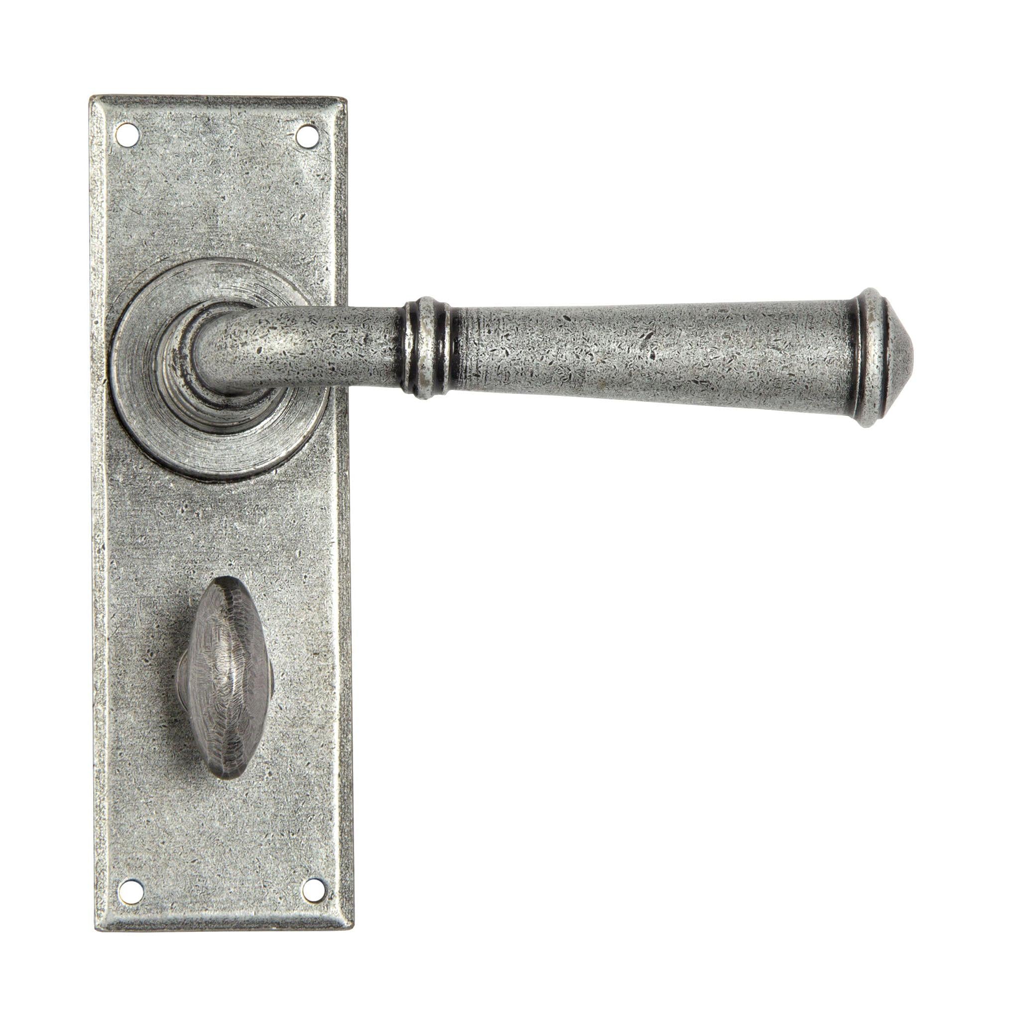 Pewter Regency Lever Bathroom Set | From The Anvil - Lever Bathroom - From The Anvil - Yester Home