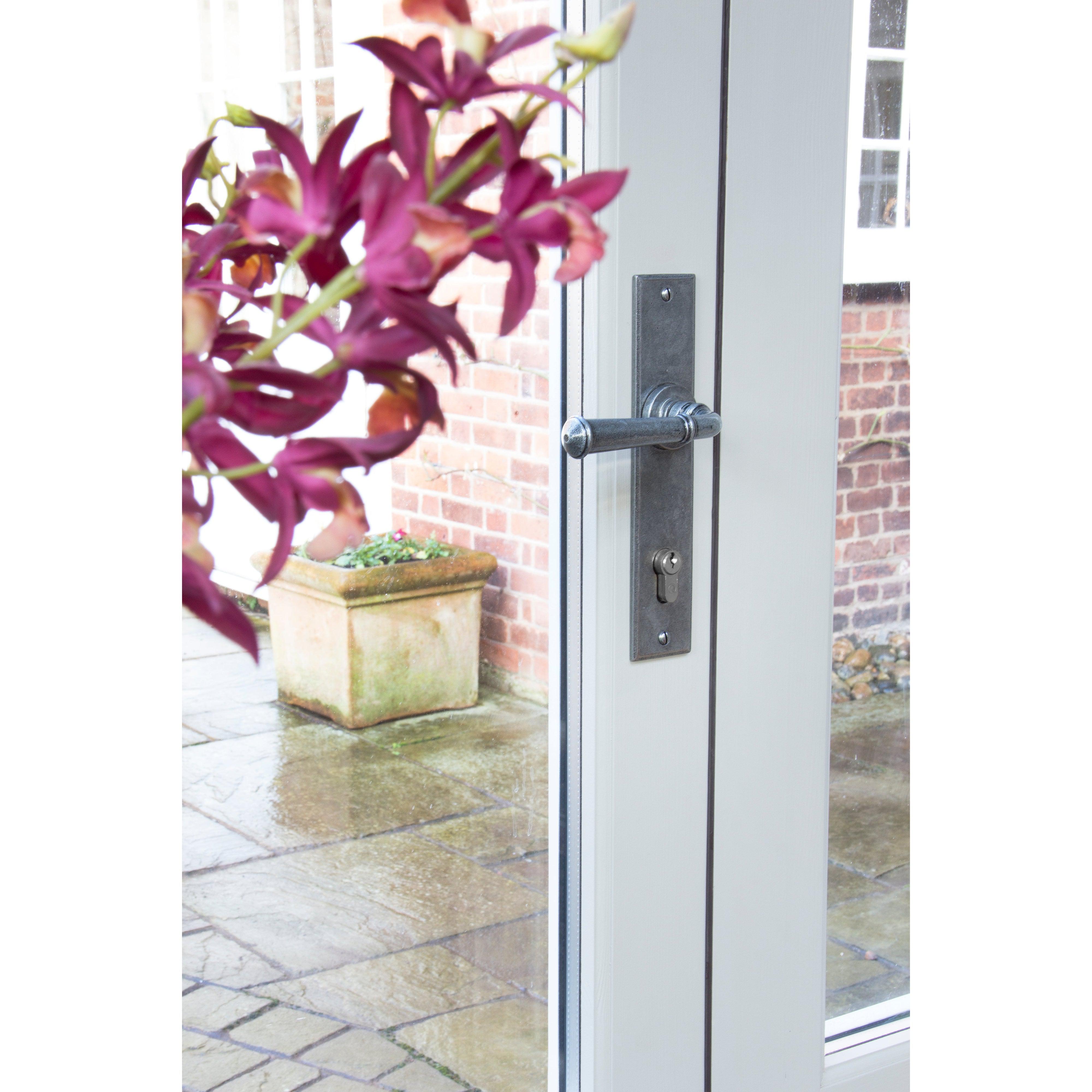 Pewter Regency Lever Espag. Lock Set | From The Anvil-Espagnolette-Yester Home