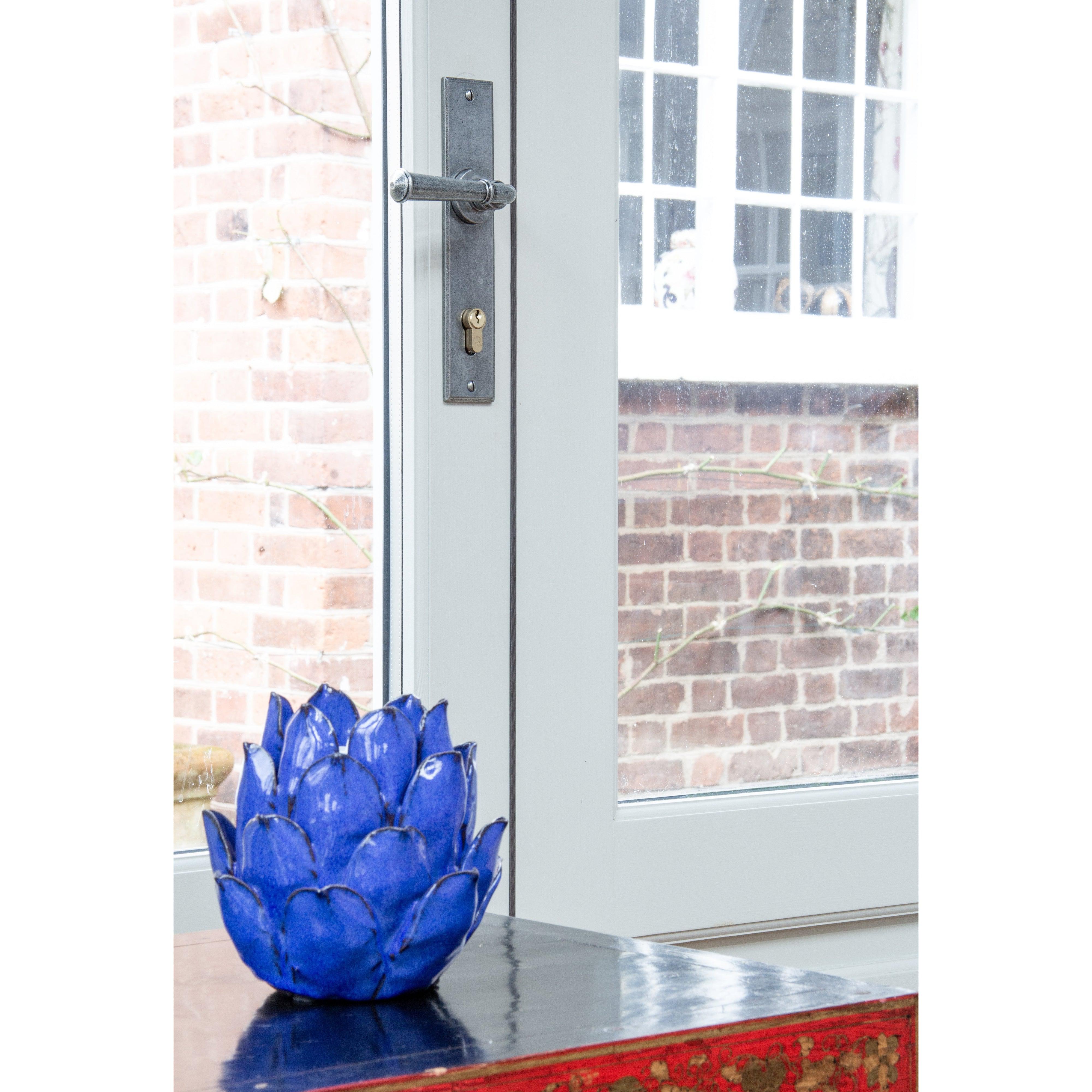 Pewter Regency Lever Espag. Lock Set | From The Anvil-Espagnolette-Yester Home