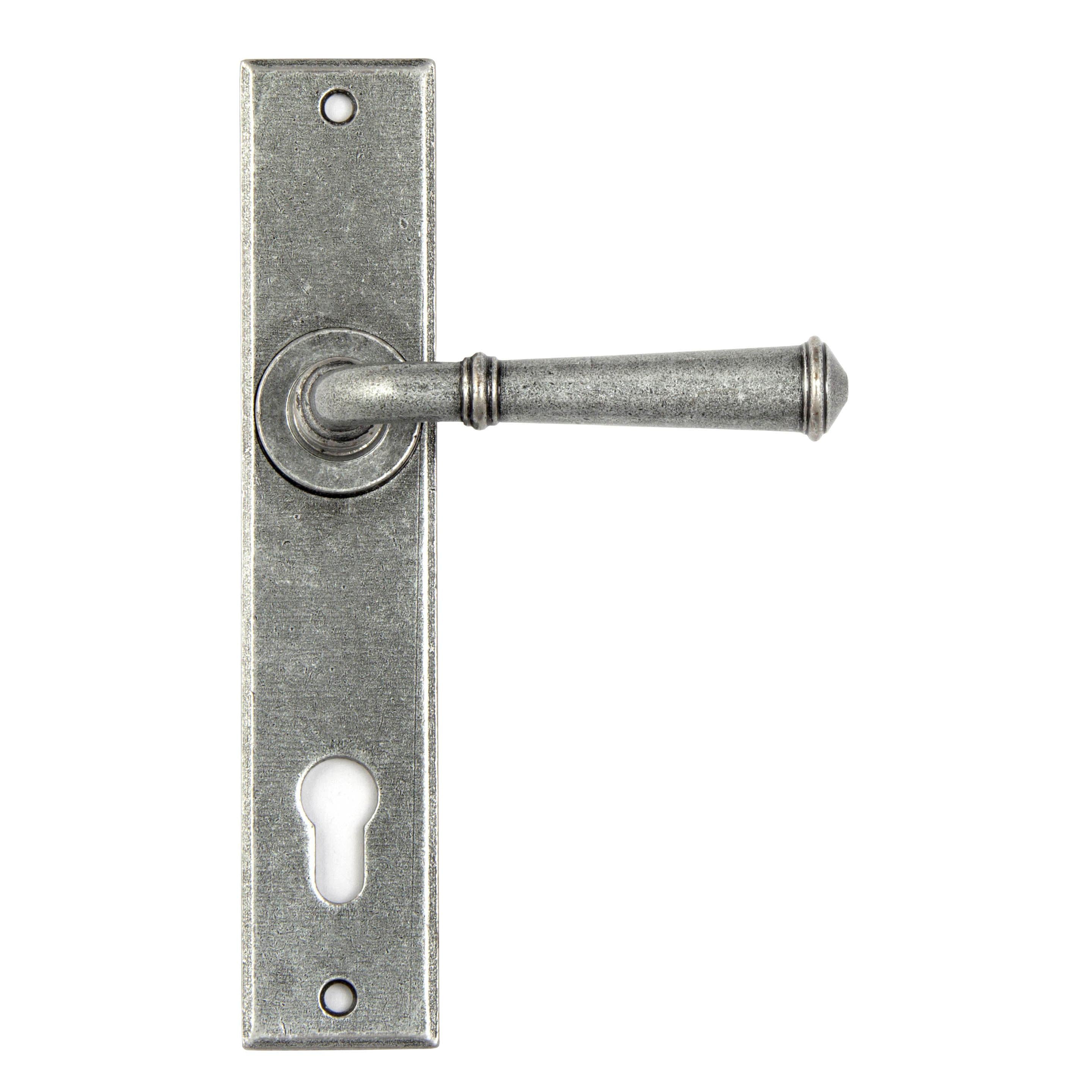Pewter Regency Lever Espag. Lock Set | From The Anvil - Espagnolette - From The Anvil - Yester Home