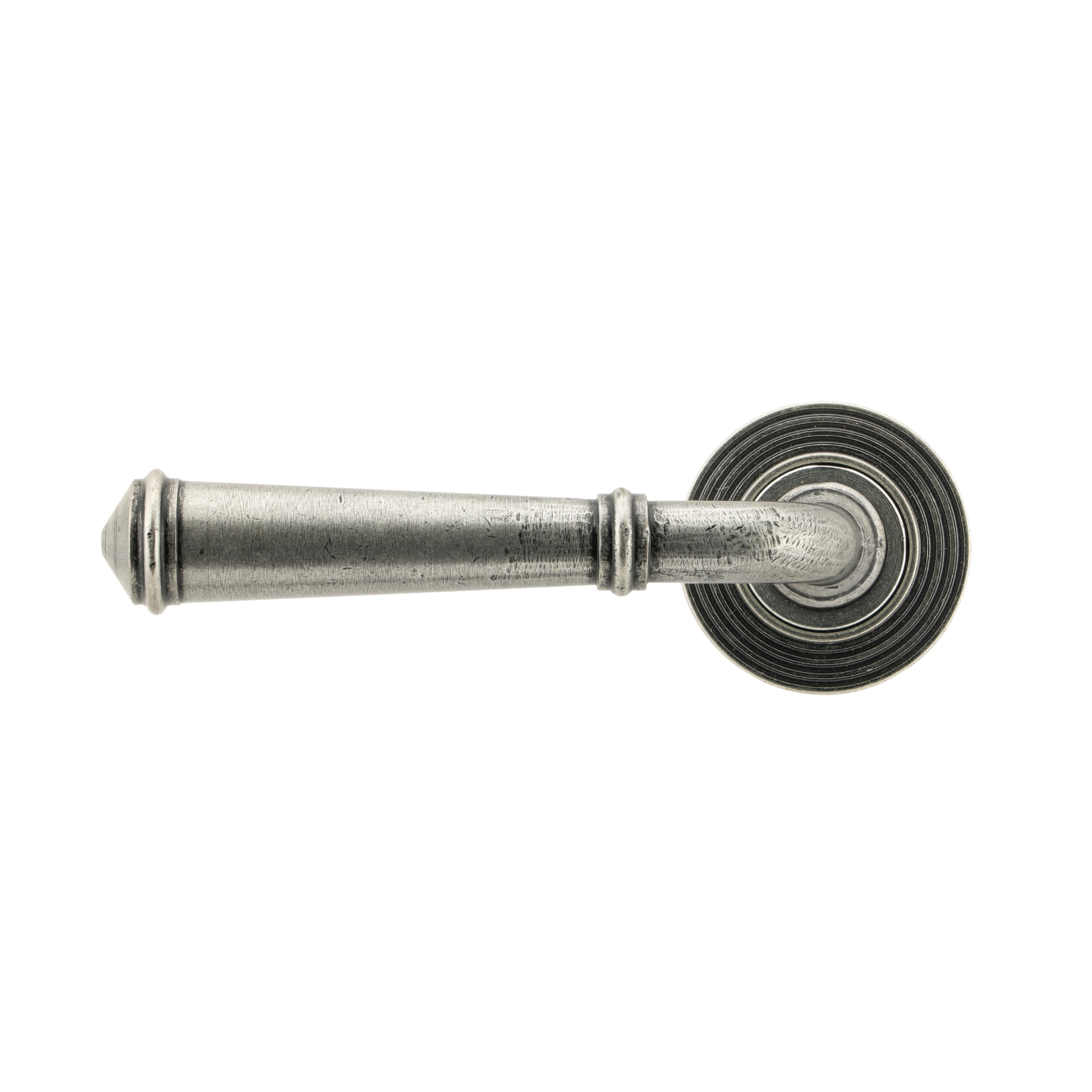 Pewter Regency Lever on Rose Set (Beehive) - Unsprung | From The Anvil-Concealed-Yester Home