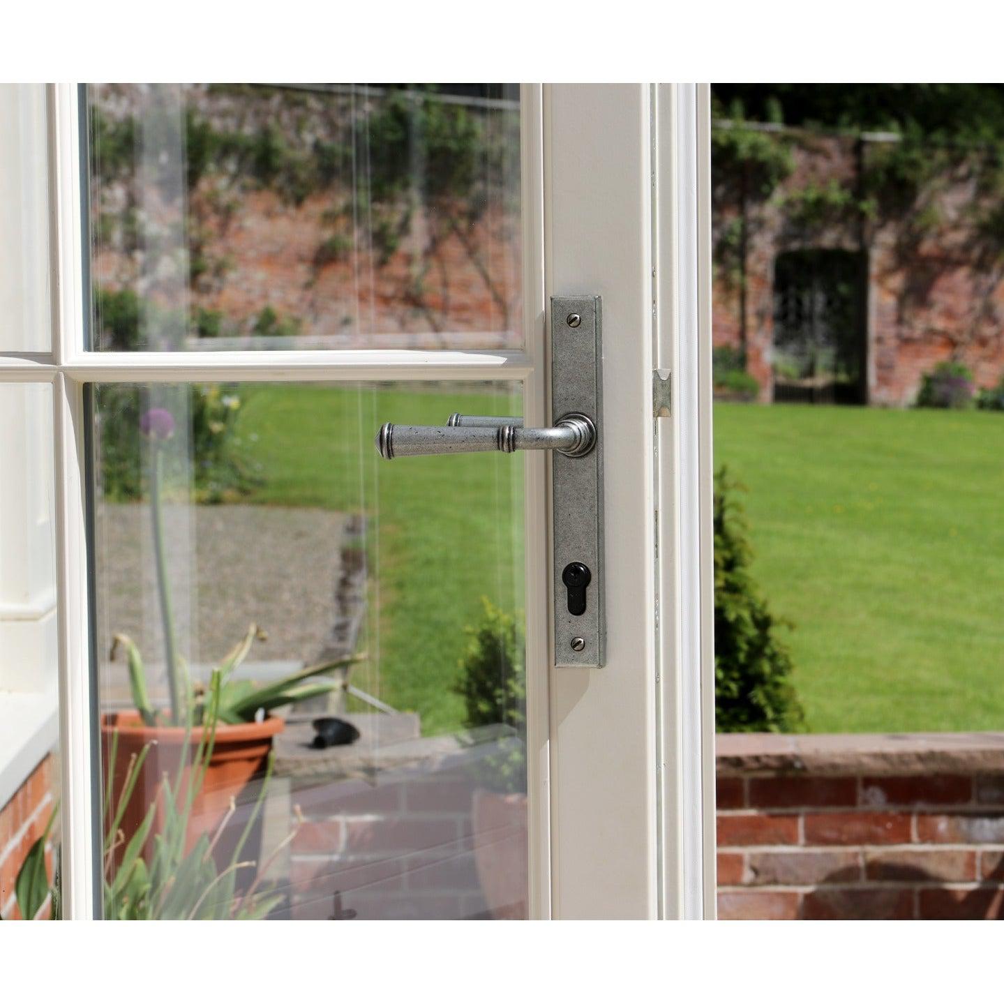 Pewter Regency Slimline Lever Espag. Lock Set | From The Anvil-Espagnolette-Yester Home