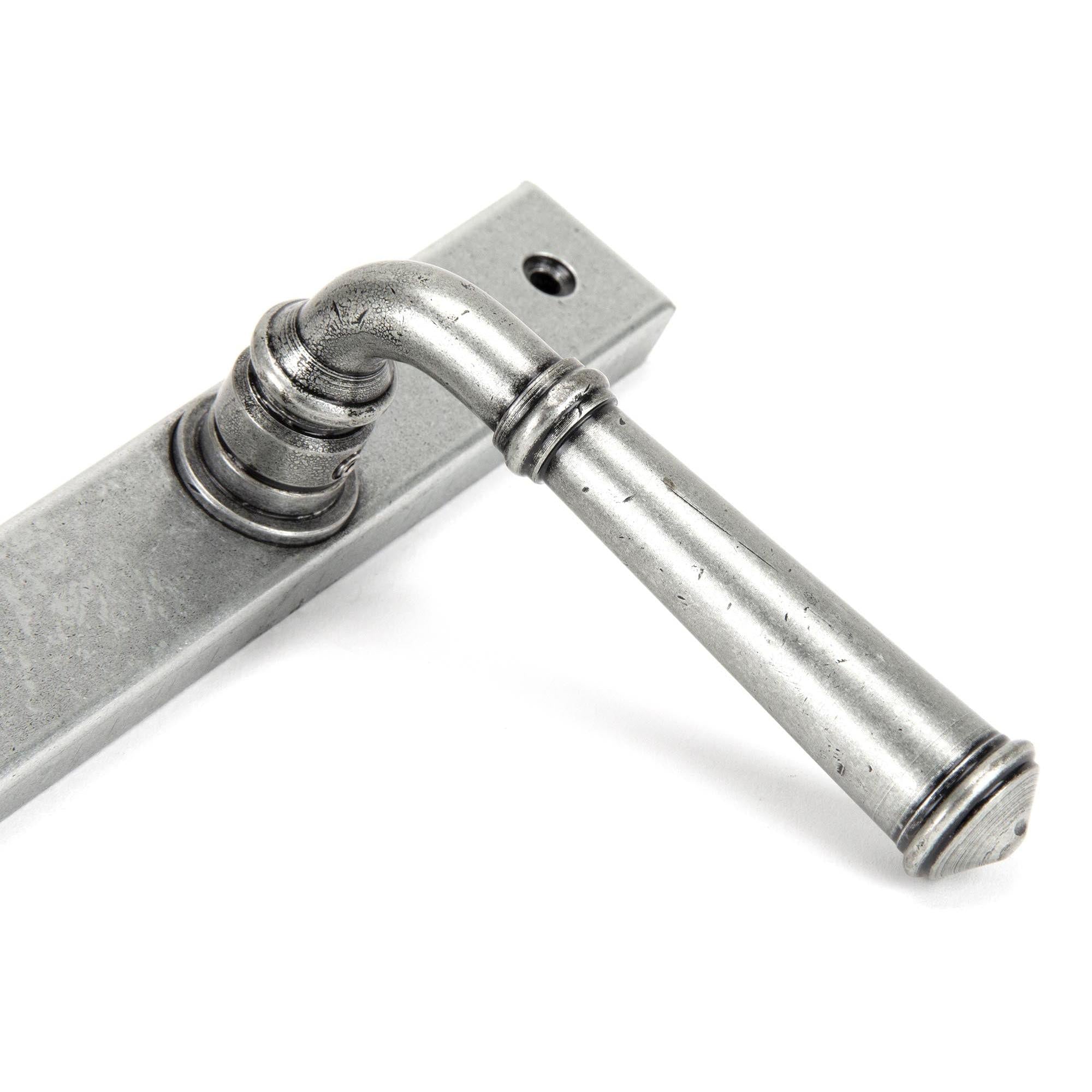 Pewter Regency Slimline Lever Espag. Lock Set | From The Anvil - Espagnolette - From The Anvil - Yester Home