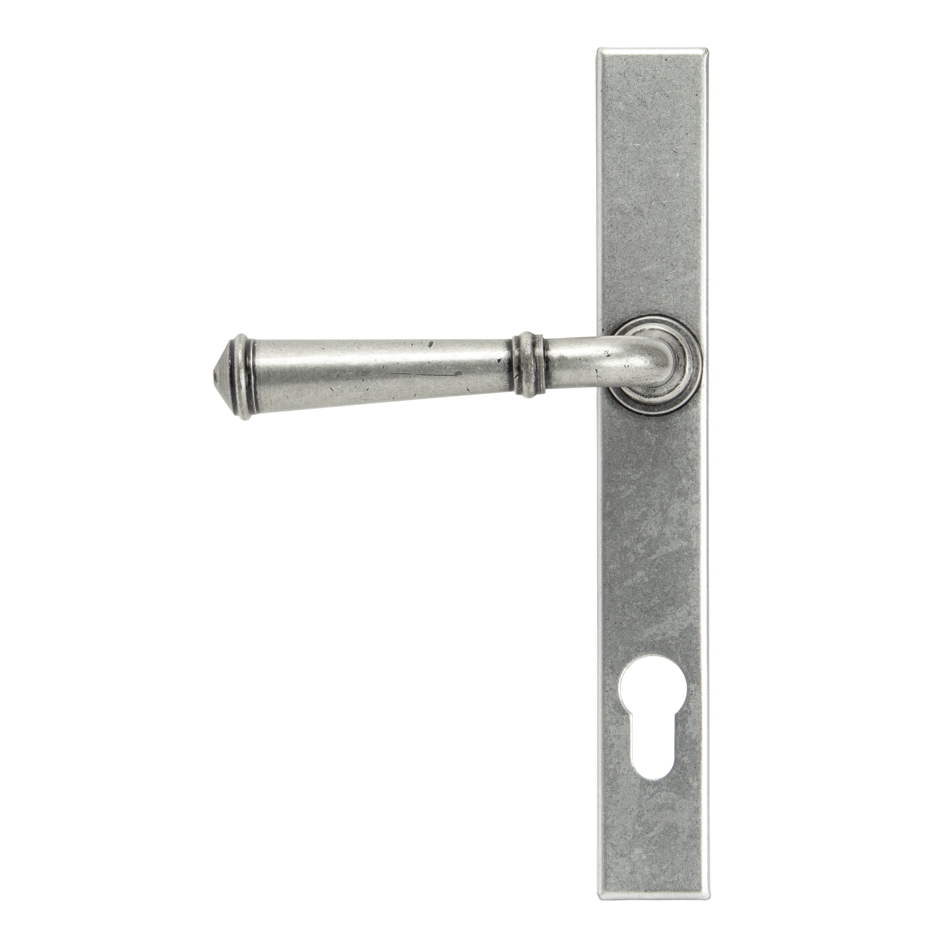 Pewter Regency Slimline Lever Espag. Lock Set | From The Anvil-Espagnolette-Yester Home