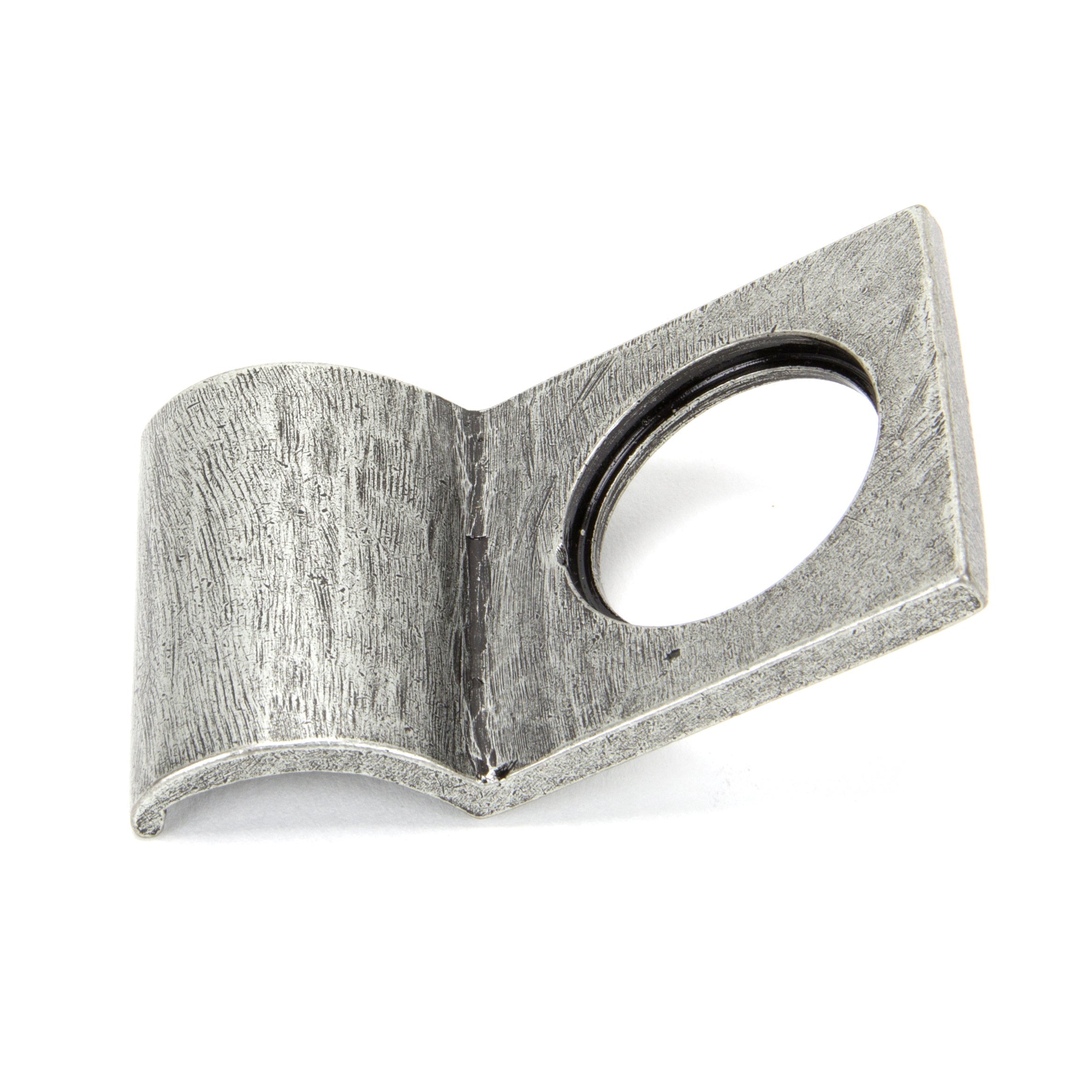 Pewter Rim Cylinder Pull | From The Anvil-Rim Cylinder Pulls-Yester Home