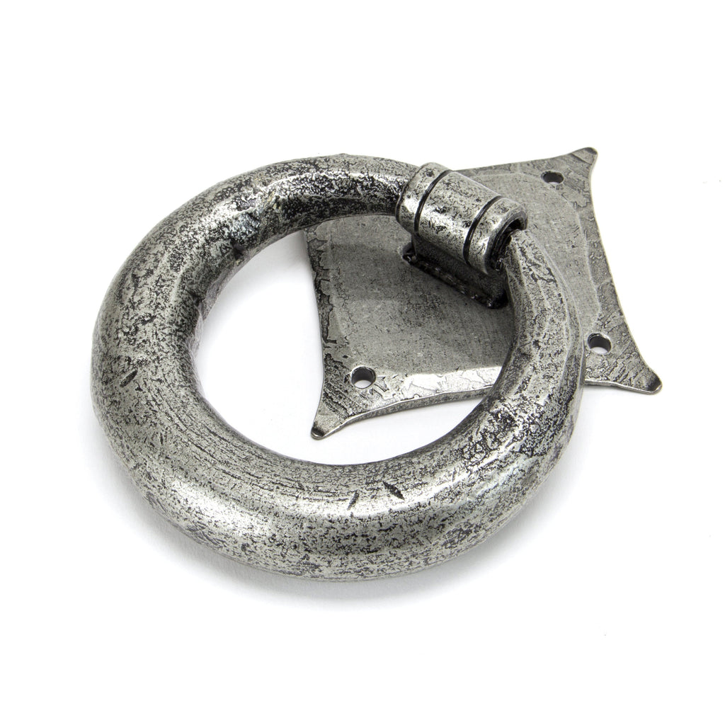 Pewter Ring Door Knocker | From The Anvil-Surface Fixed Door Knockers-Yester Home