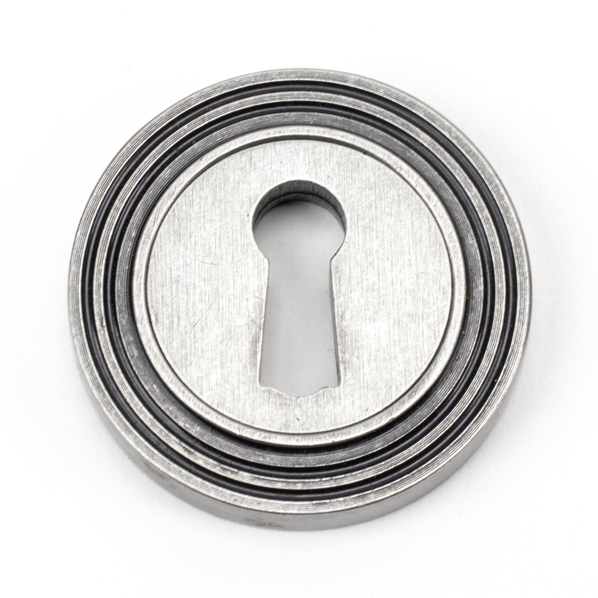 Pewter Round Escutcheon (Beehive) | From The Anvil - Escutcheons - From The Anvil - Yester Home