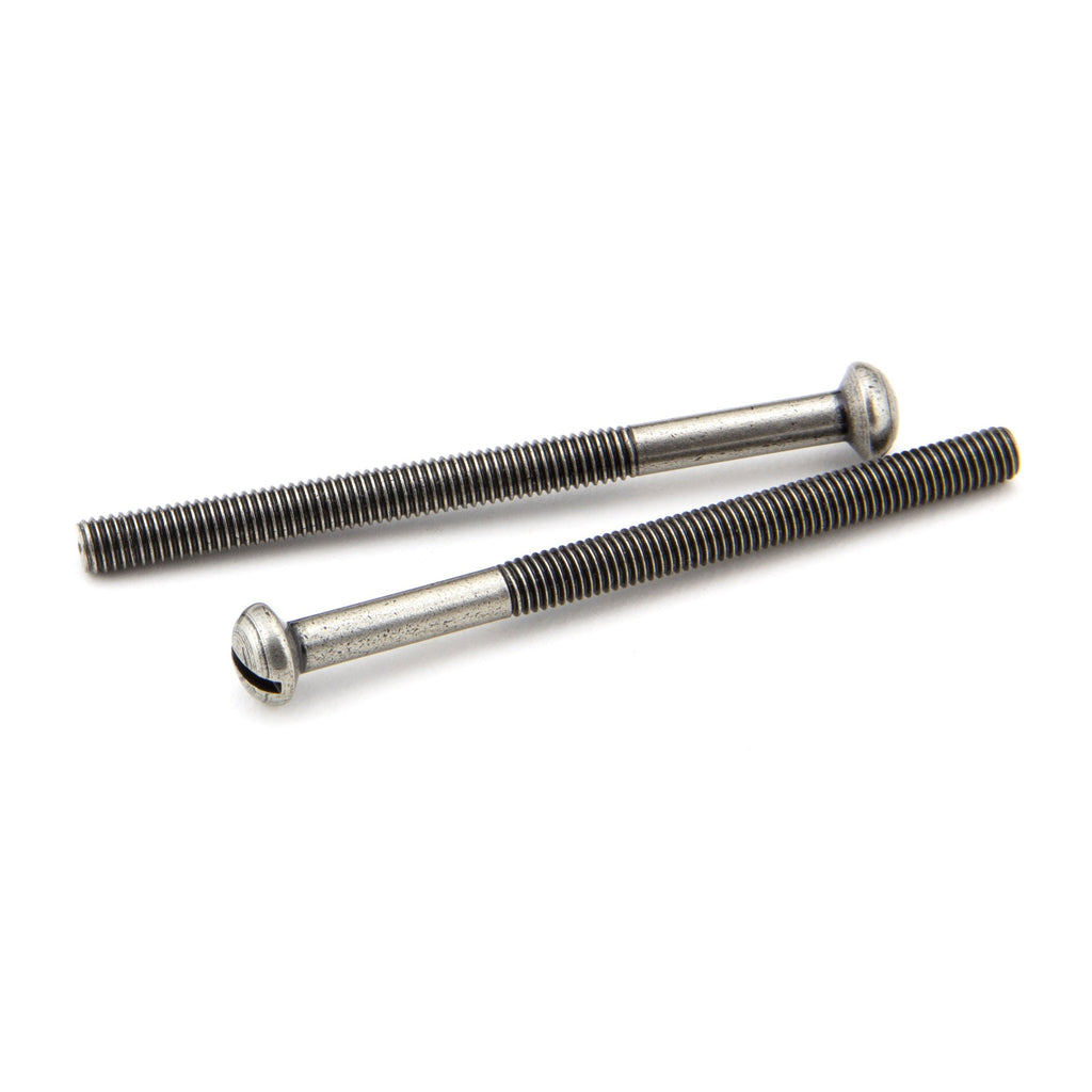 Pewter SS M5 x 64mm Male Bolts (2) | From The Anvil-Screws & Bolts-Yester Home