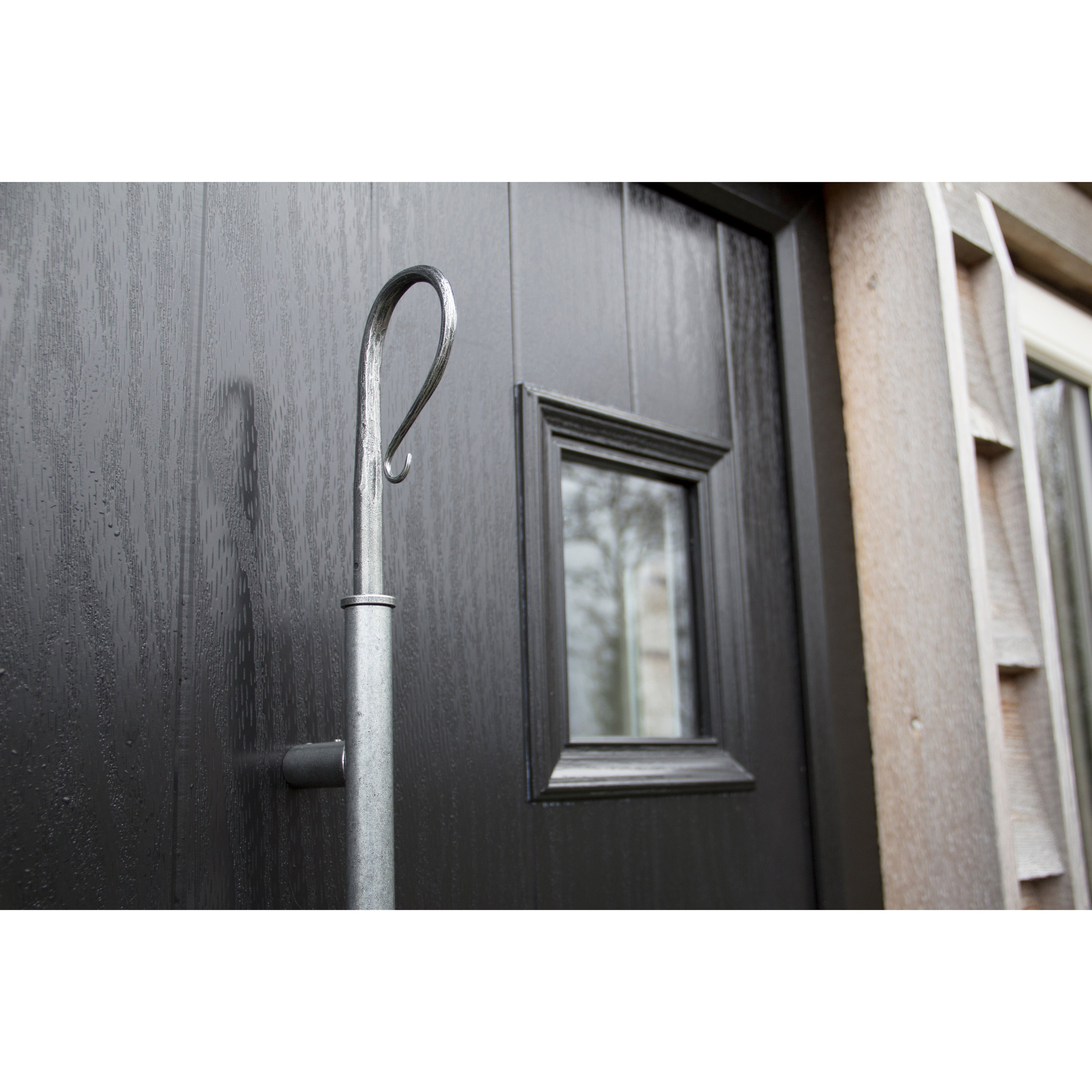 Pewter Shepherd's Crook Curtain Finial (pair) | From The Anvil-Finials-Yester Home