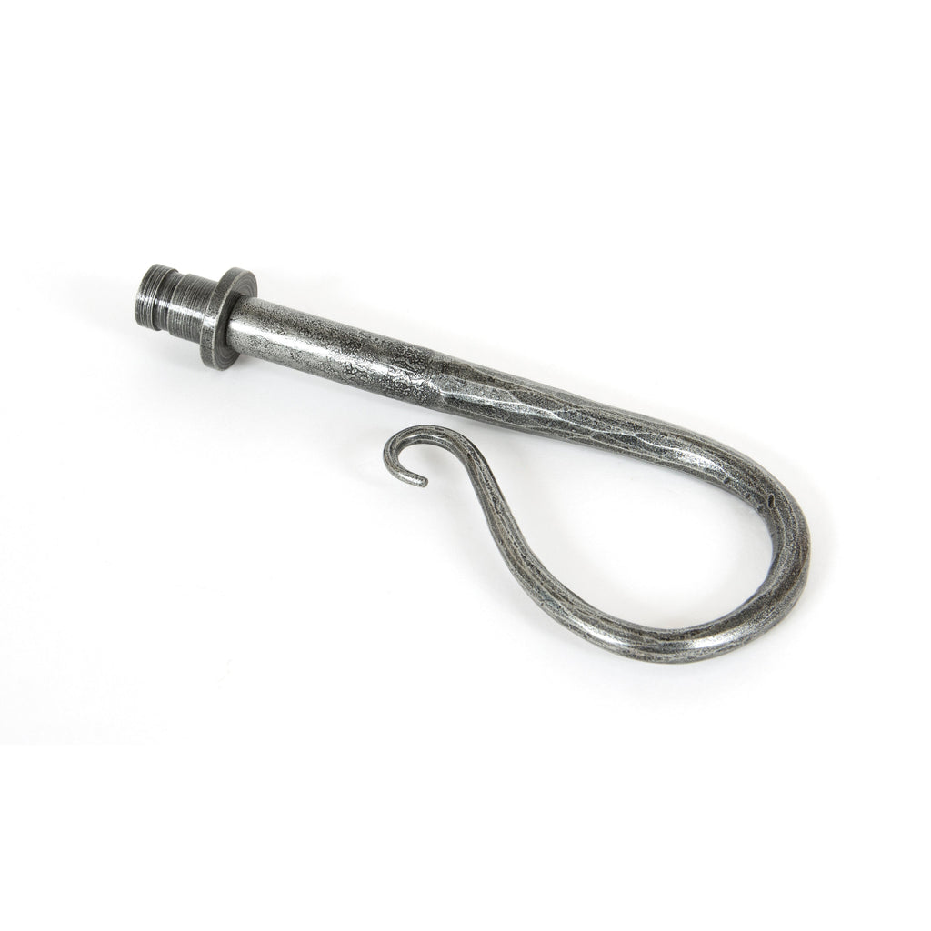 Pewter Shepherd's Crook Curtain Finial (pair) | From The Anvil-Finials-Yester Home