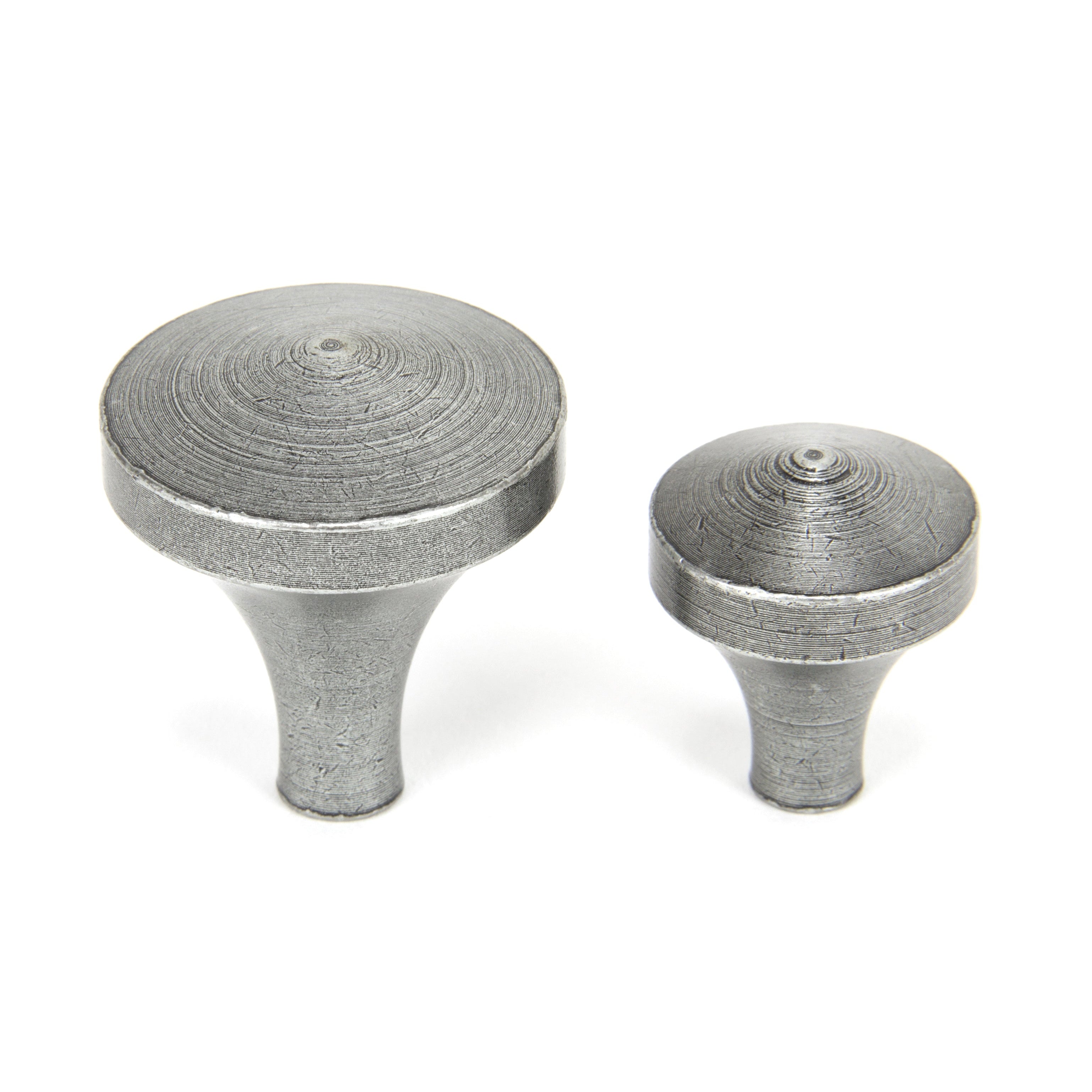 Pewter Shropshire Cabinet Knob - Large | From The Anvil-Cabinet Knobs-Yester Home