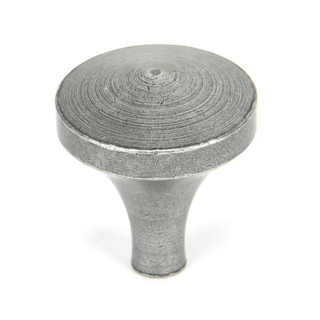 Pewter Shropshire Cabinet Knob - Large | From The Anvil-Cabinet Knobs-Yester Home